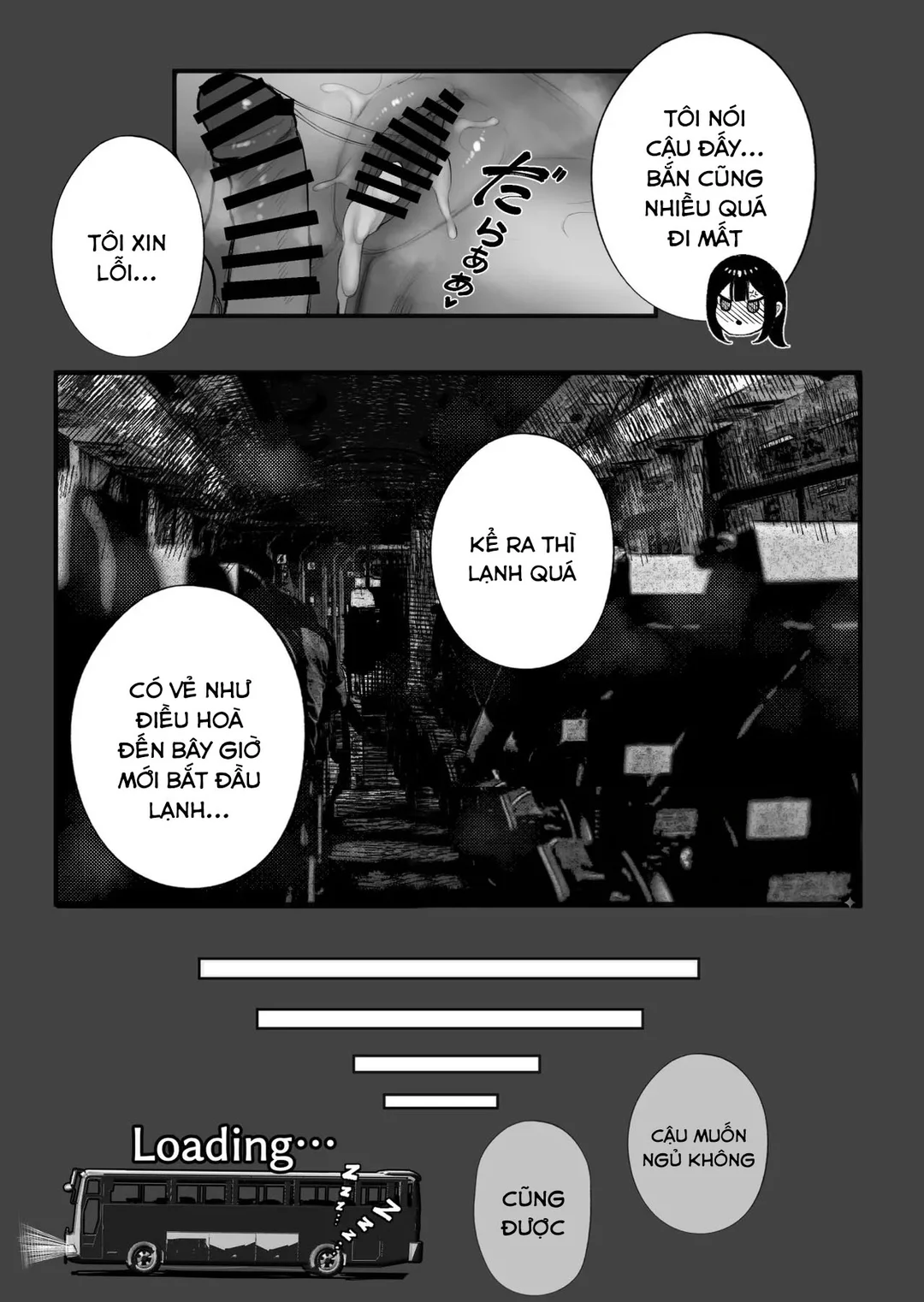 HentaiVN.net - Ảnh 41 - Lén lút trên chuyến xe - Oneshot