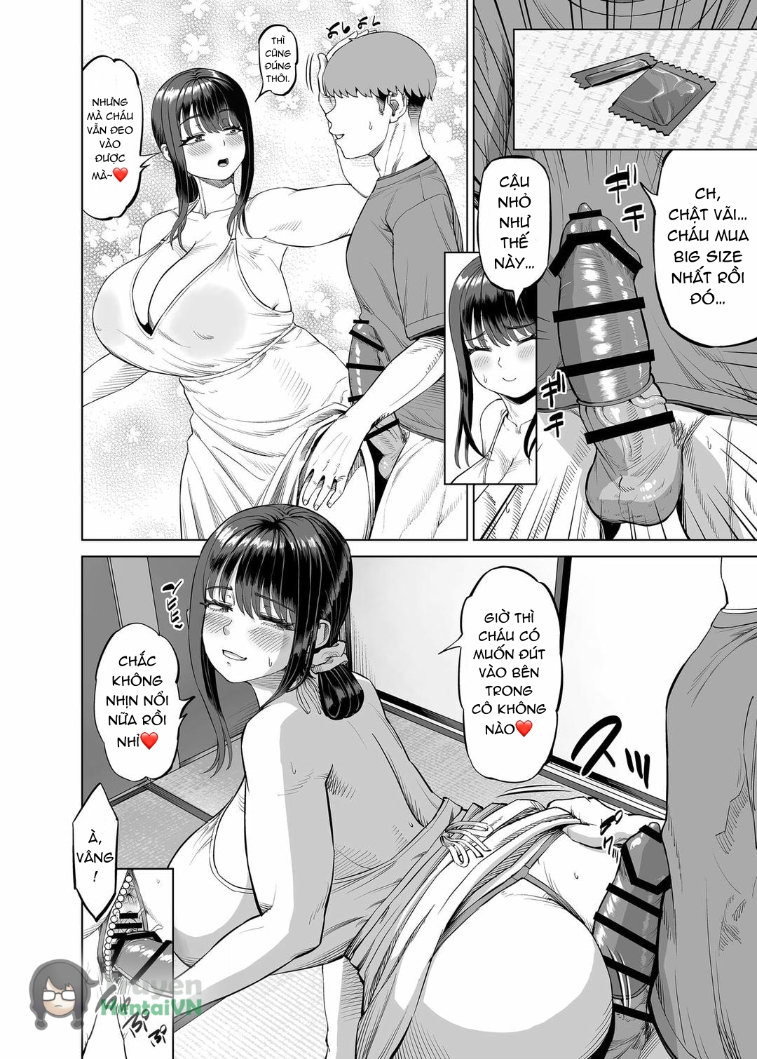 HentaiVN.net - Ảnh 14 - Tomodachi no Okaa-san ni Sasowarete... Inaka ni Kichaimashita! - Oneshot