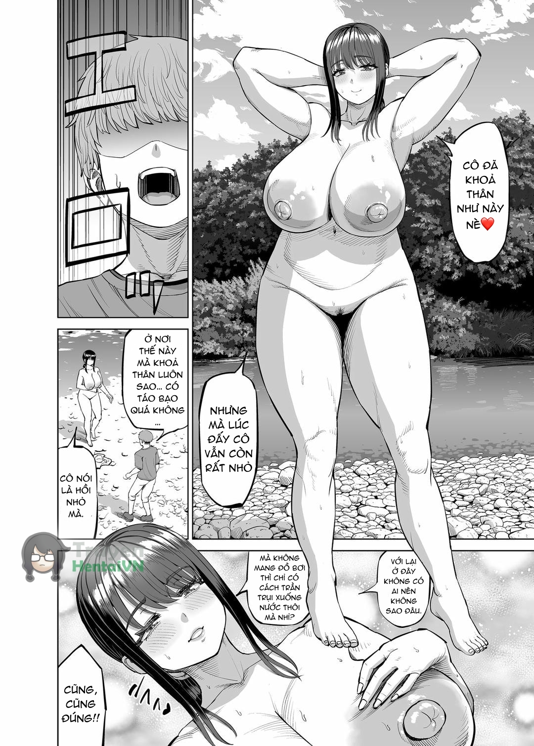HentaiVN.net - Ảnh 22 - Tomodachi no Okaa-san ni Sasowarete... Inaka ni Kichaimashita! - Oneshot