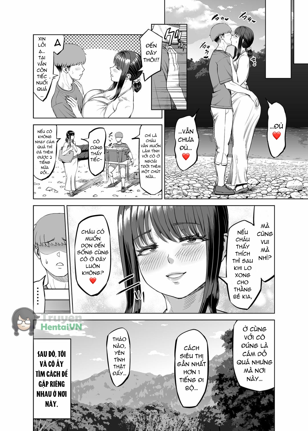HentaiVN.net - Ảnh 41 - Tomodachi no Okaa-san ni Sasowarete... Inaka ni Kichaimashita! - Oneshot