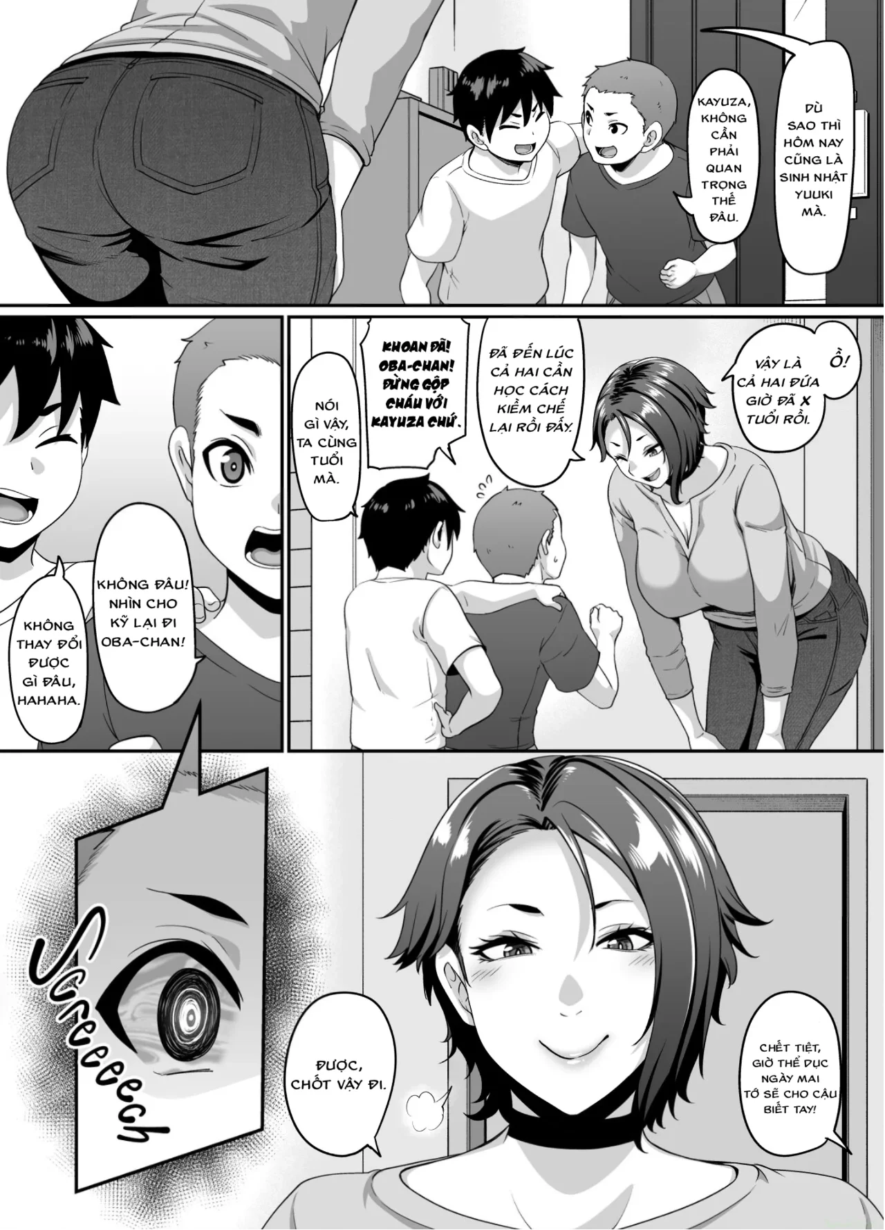 HentaiVN.net - Ảnh 3 - Musuko no Tomodachi (← Incubus) ni Miryou Sareta YanMama wa Mesu ni Naru - Oneshot