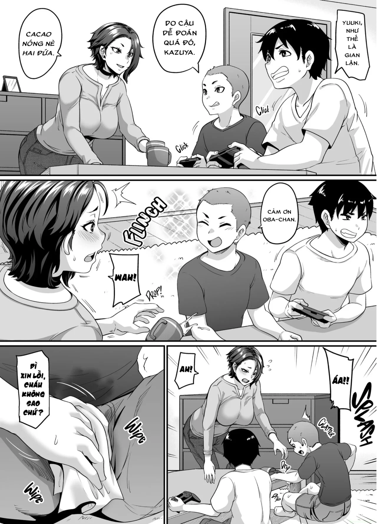 HentaiVN.net - Ảnh 7 - Musuko no Tomodachi (← Incubus) ni Miryou Sareta YanMama wa Mesu ni Naru - Oneshot