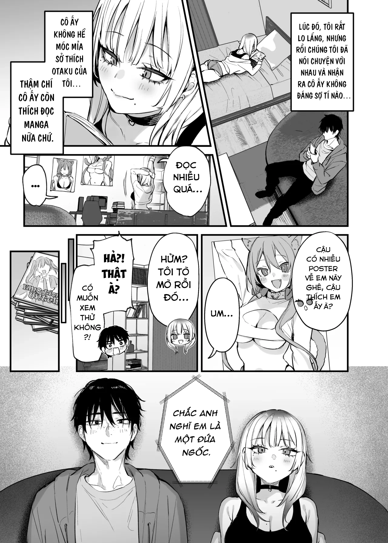 HentaiVN.net - Ảnh 22 - Otaku, cho mình ở lại một đêm đi! - 1ban