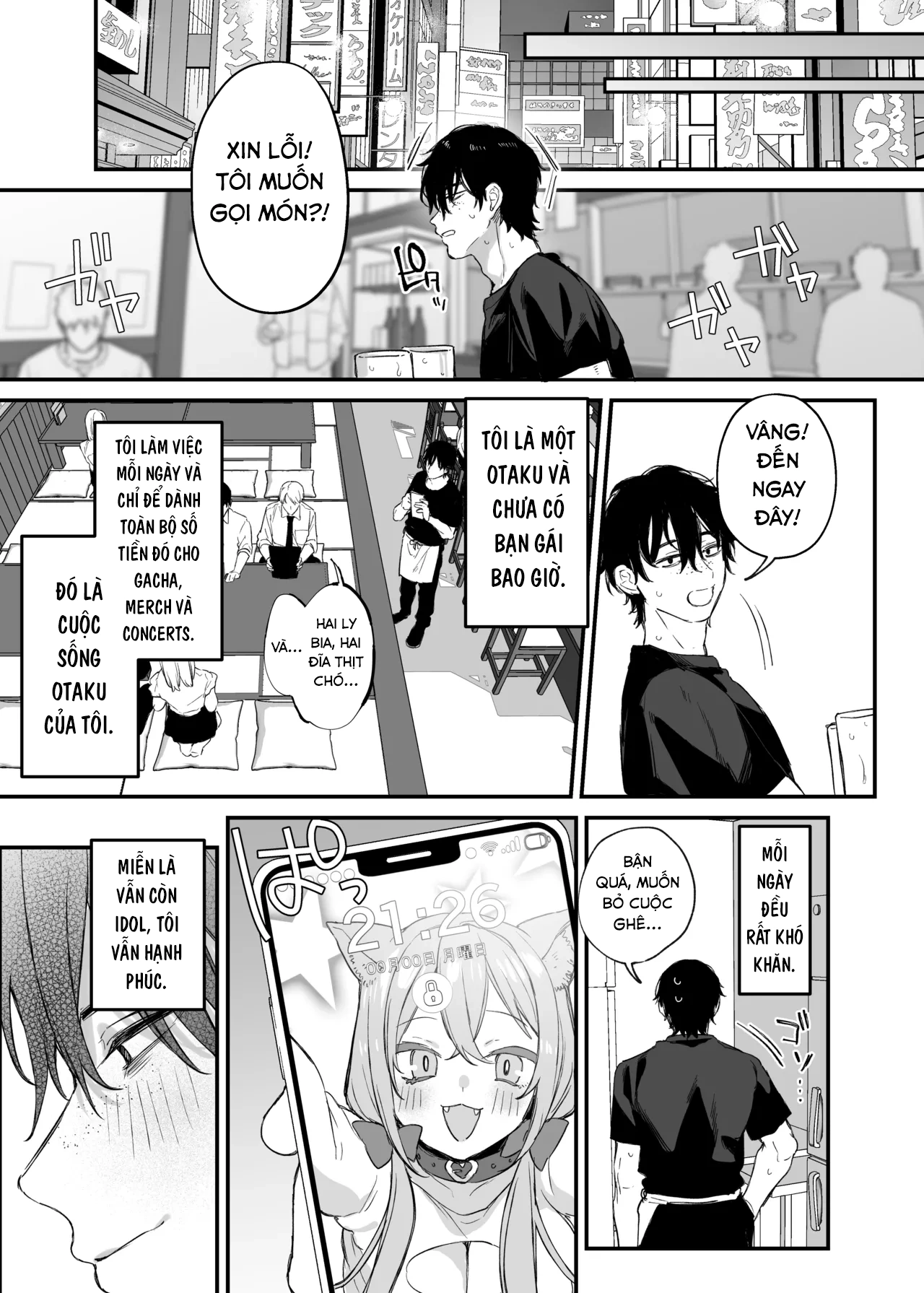 HentaiVN.net - Ảnh 6 - Otaku, cho mình ở lại một đêm đi! - 1ban