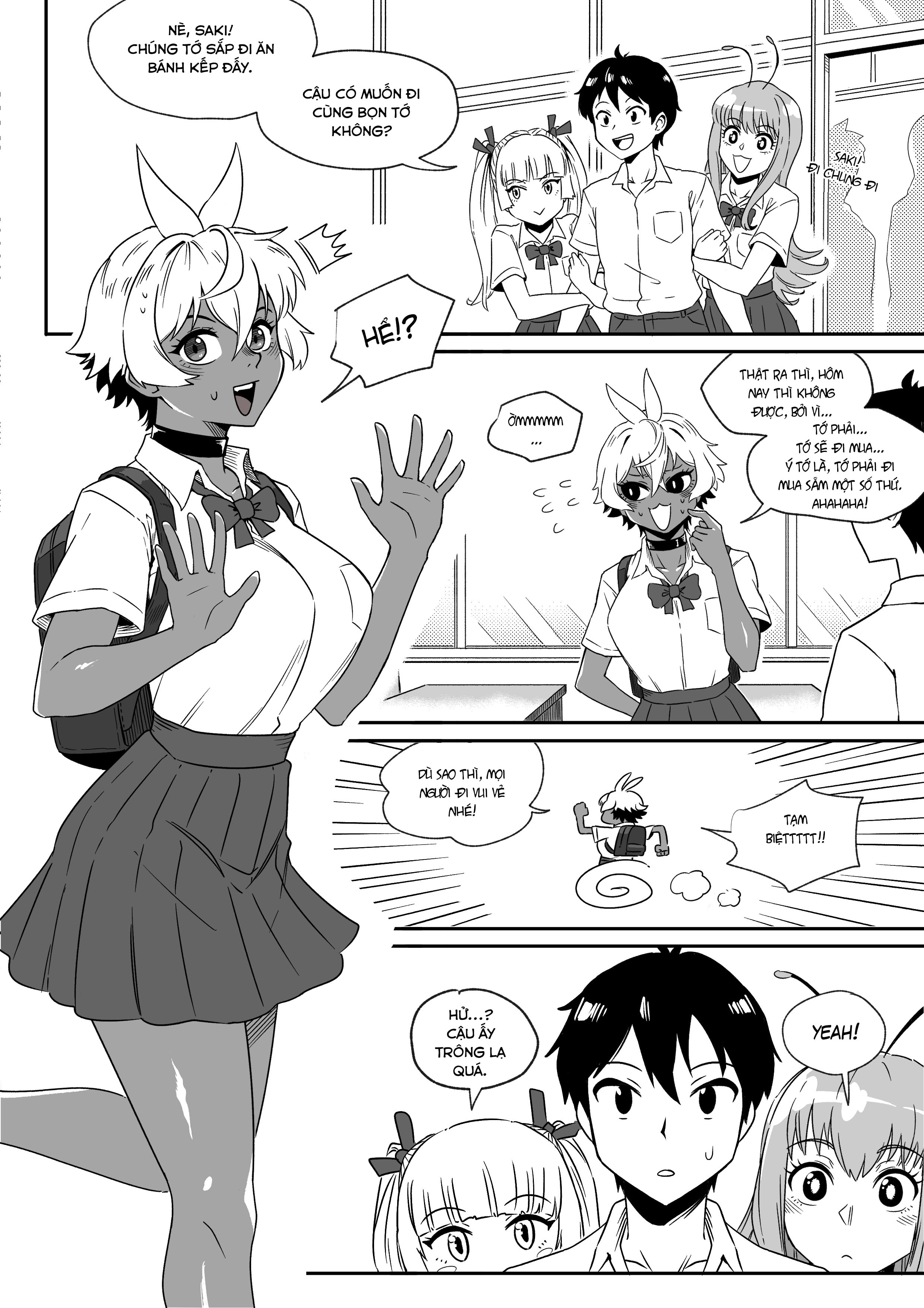 HentaiVN.net - Ảnh 16 - Câu Chuyện Về Việc Giành Lấy Người Bạn Thuở Nhỏ Tomboy Từ Một Tên Nam Chính Harem Trong Truyện Rom-Com - Chapter 1