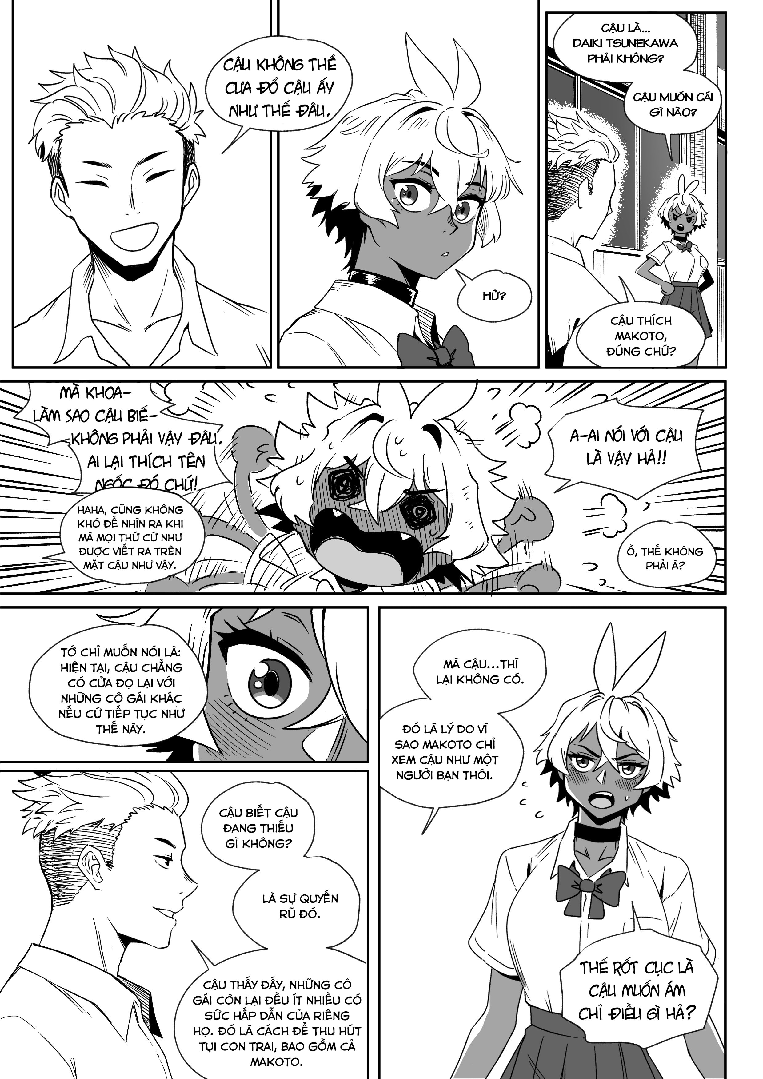 HentaiVN.net - Ảnh 3 - Câu Chuyện Về Việc Giành Lấy Người Bạn Thuở Nhỏ Tomboy Từ Một Tên Nam Chính Harem Trong Truyện Rom-Com - Chapter 1