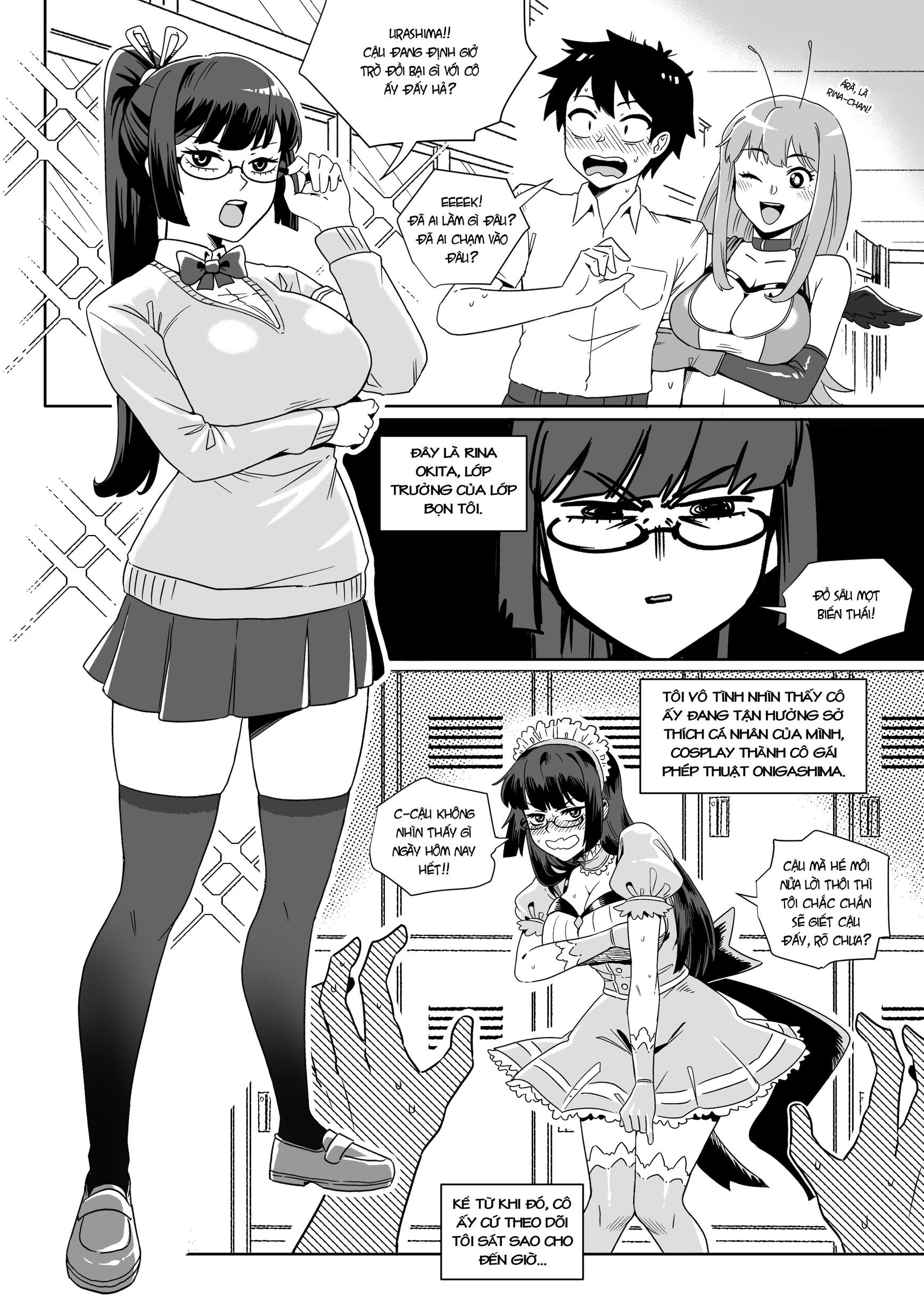 HentaiVN.net - Ảnh 3 - Câu Chuyện Về Việc Giành Lấy Người Bạn Thuở Nhỏ Tomboy Từ Một Tên Nam Chính Harem Trong Truyện Rom-Com - Chapter 3
