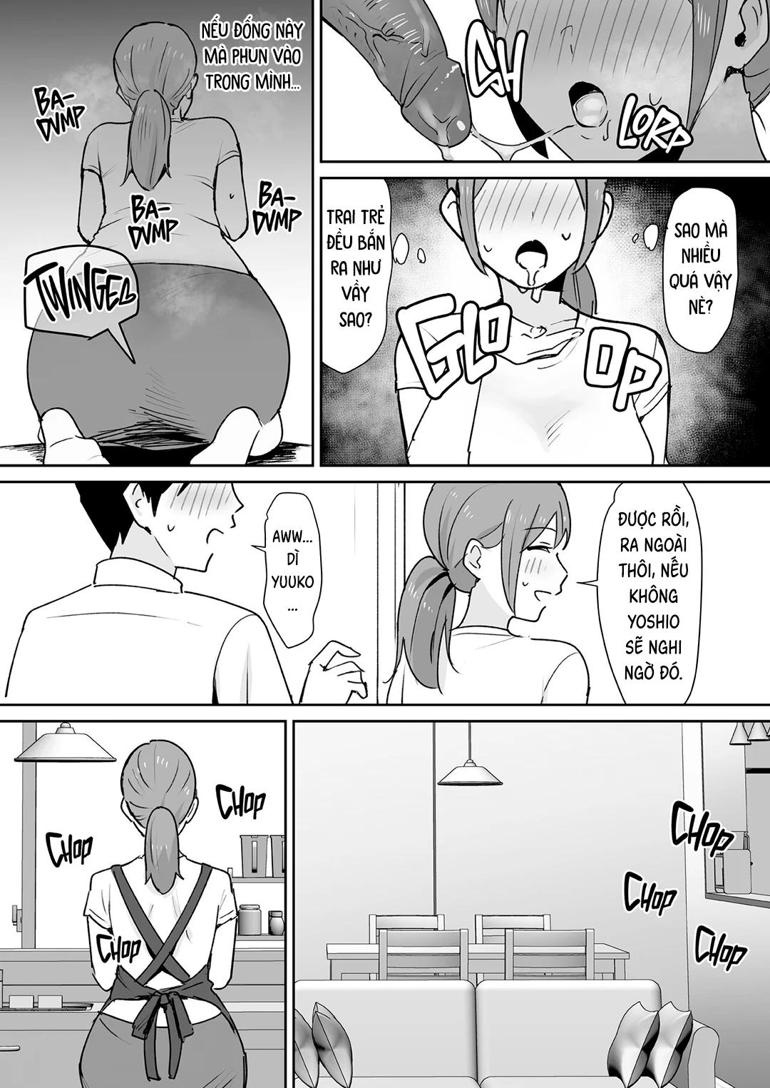 HentaiVN.net - Ảnh 17 - Mẹ bạn tôi cần một con cặc khủng! - Oneshot