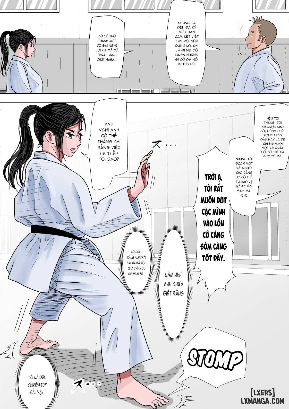 HentaiVN.net - Ảnh 20 - Aru Bijin Karateka no Haiboku Nisshi - chap 1