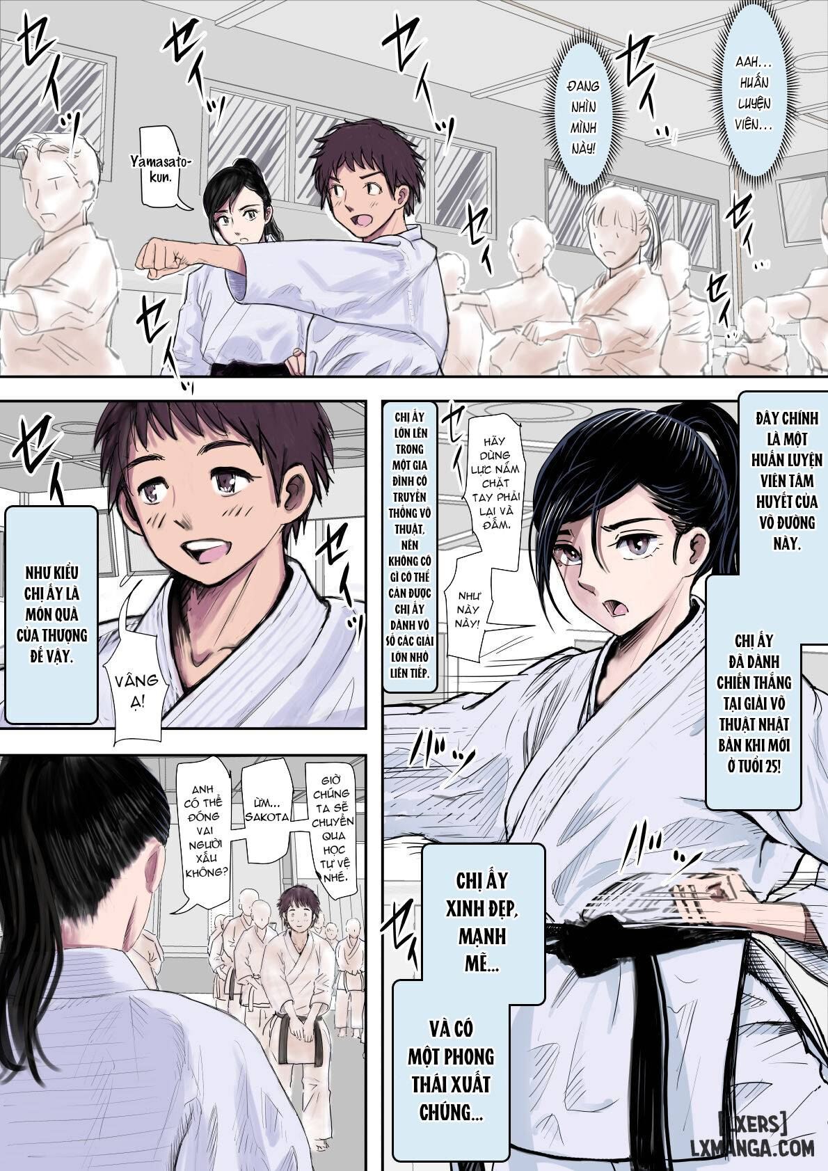 HentaiVN.net - Ảnh 4 - Aru Bijin Karateka no Haiboku Nisshi - chap 1