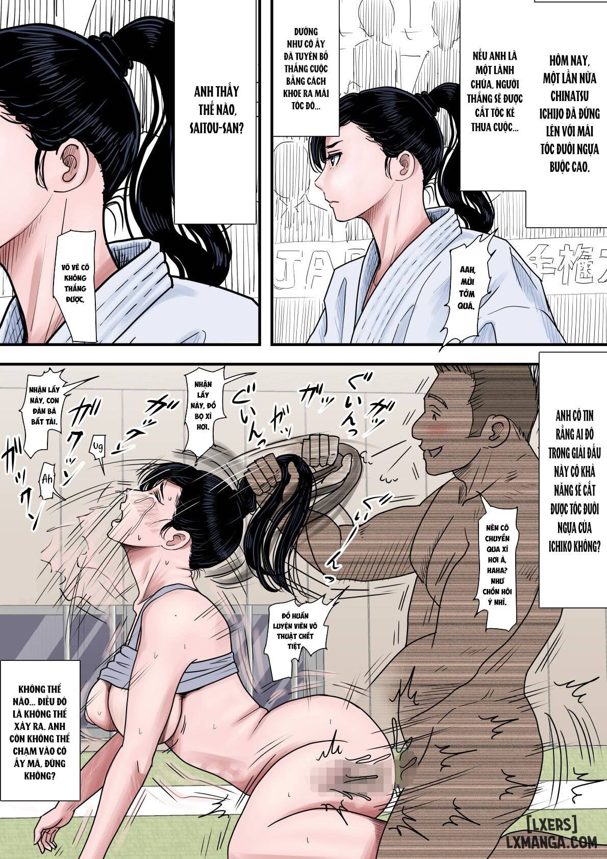 HentaiVN.net - Ảnh 44 - Aru Bijin Karateka no Haiboku Nisshi - chap 1