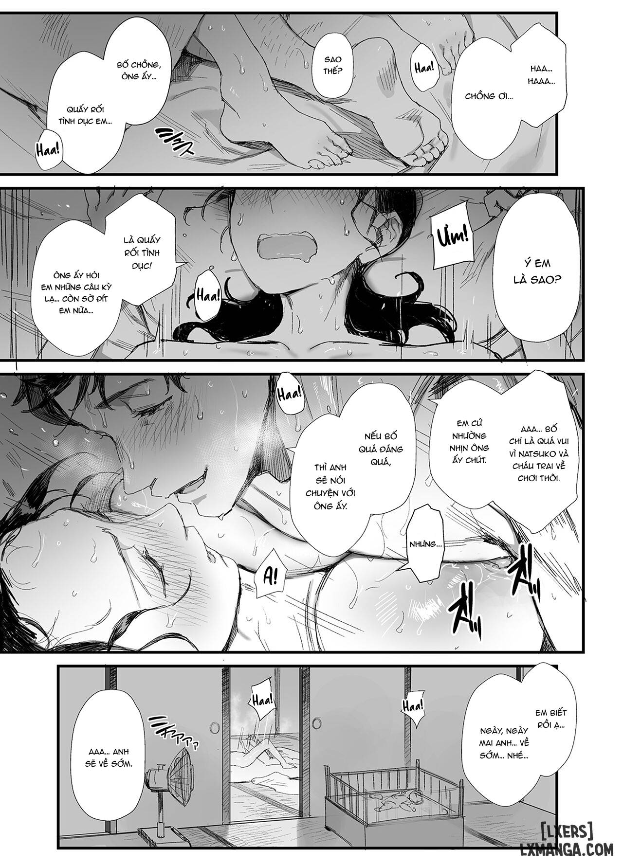 HentaiVN.net - Ảnh 13 - Inaka ni Sumu Dosukebe Gifu to Kosodate Yome - Oneshot.