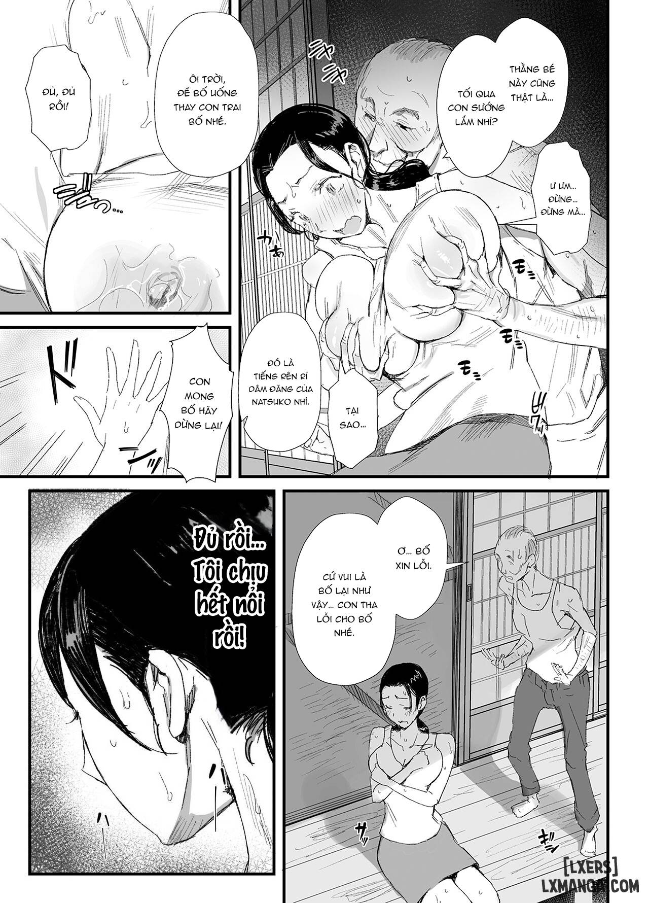 HentaiVN.net - Ảnh 16 - Inaka ni Sumu Dosukebe Gifu to Kosodate Yome - Oneshot.
