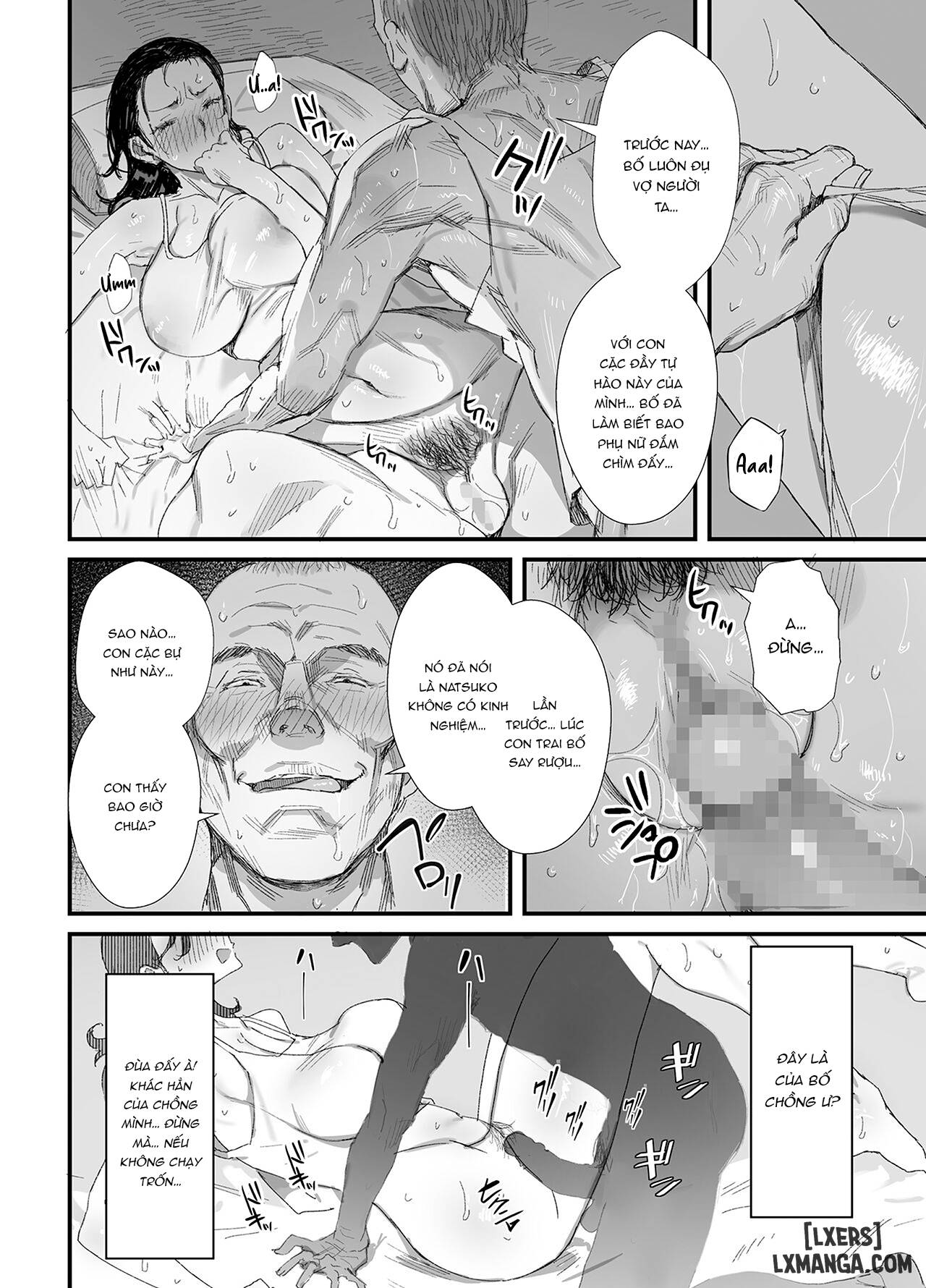 HentaiVN.net - Ảnh 25 - Inaka ni Sumu Dosukebe Gifu to Kosodate Yome - Oneshot.