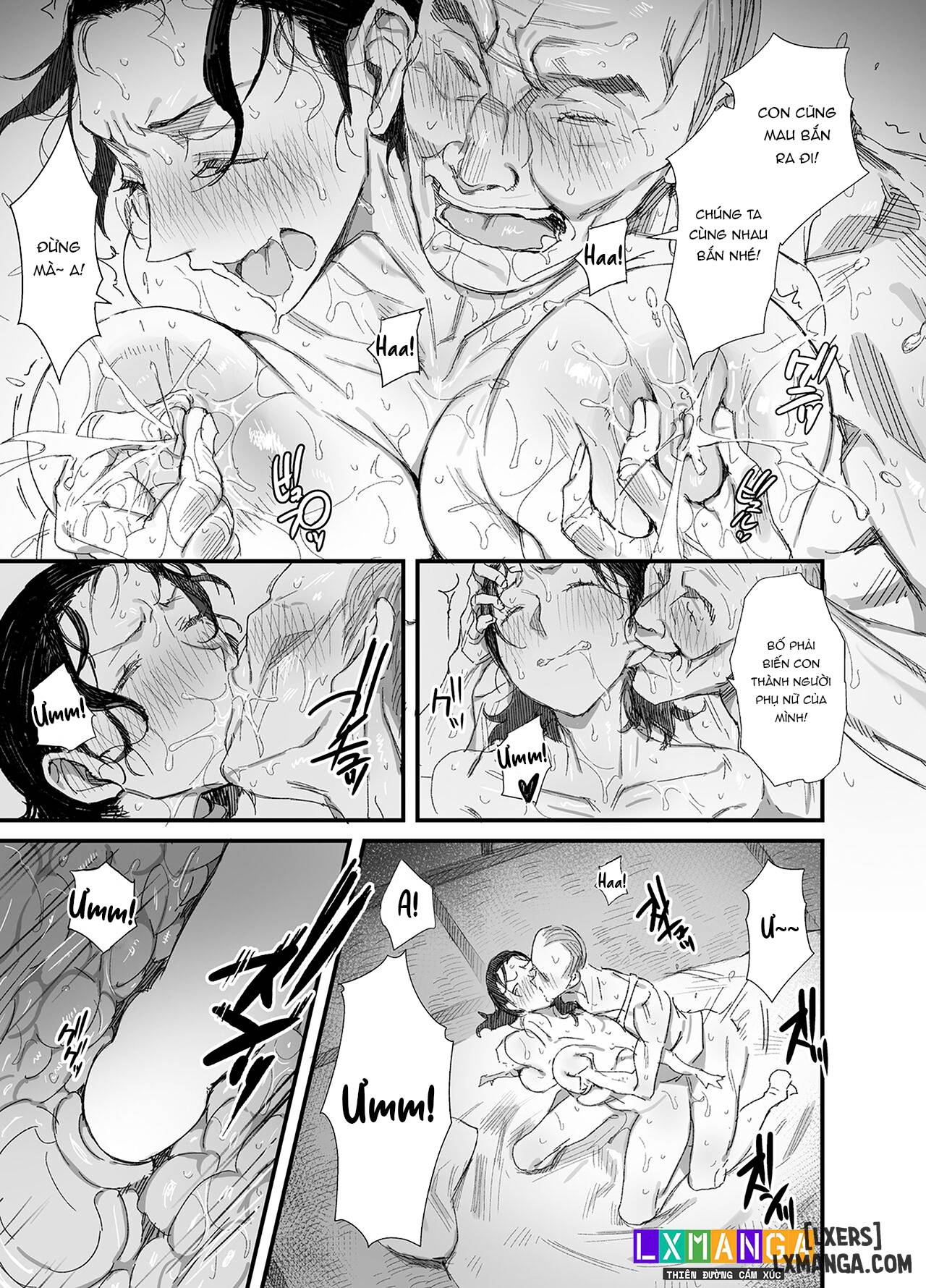 HentaiVN.net - Ảnh 34 - Inaka ni Sumu Dosukebe Gifu to Kosodate Yome - Oneshot.