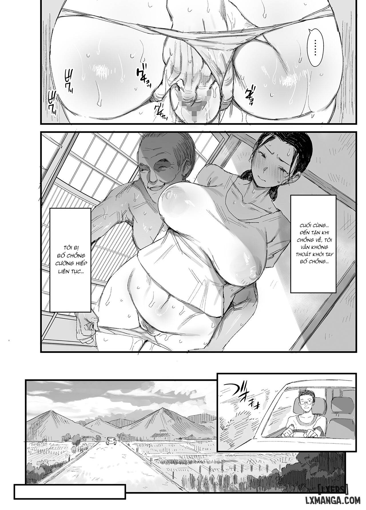HentaiVN.net - Ảnh 41 - Inaka ni Sumu Dosukebe Gifu to Kosodate Yome - Oneshot.