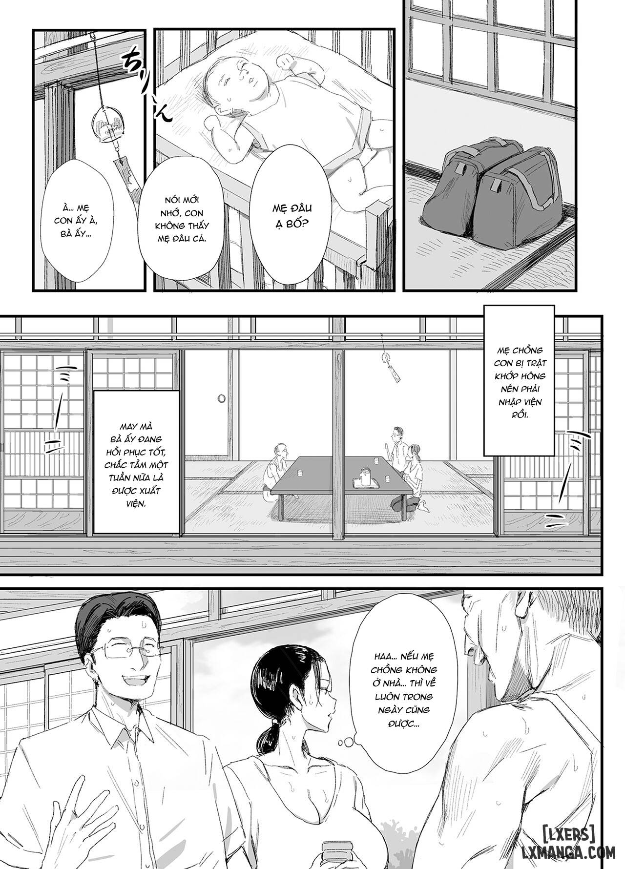 HentaiVN.net - Ảnh 6 - Inaka ni Sumu Dosukebe Gifu to Kosodate Yome - Oneshot.