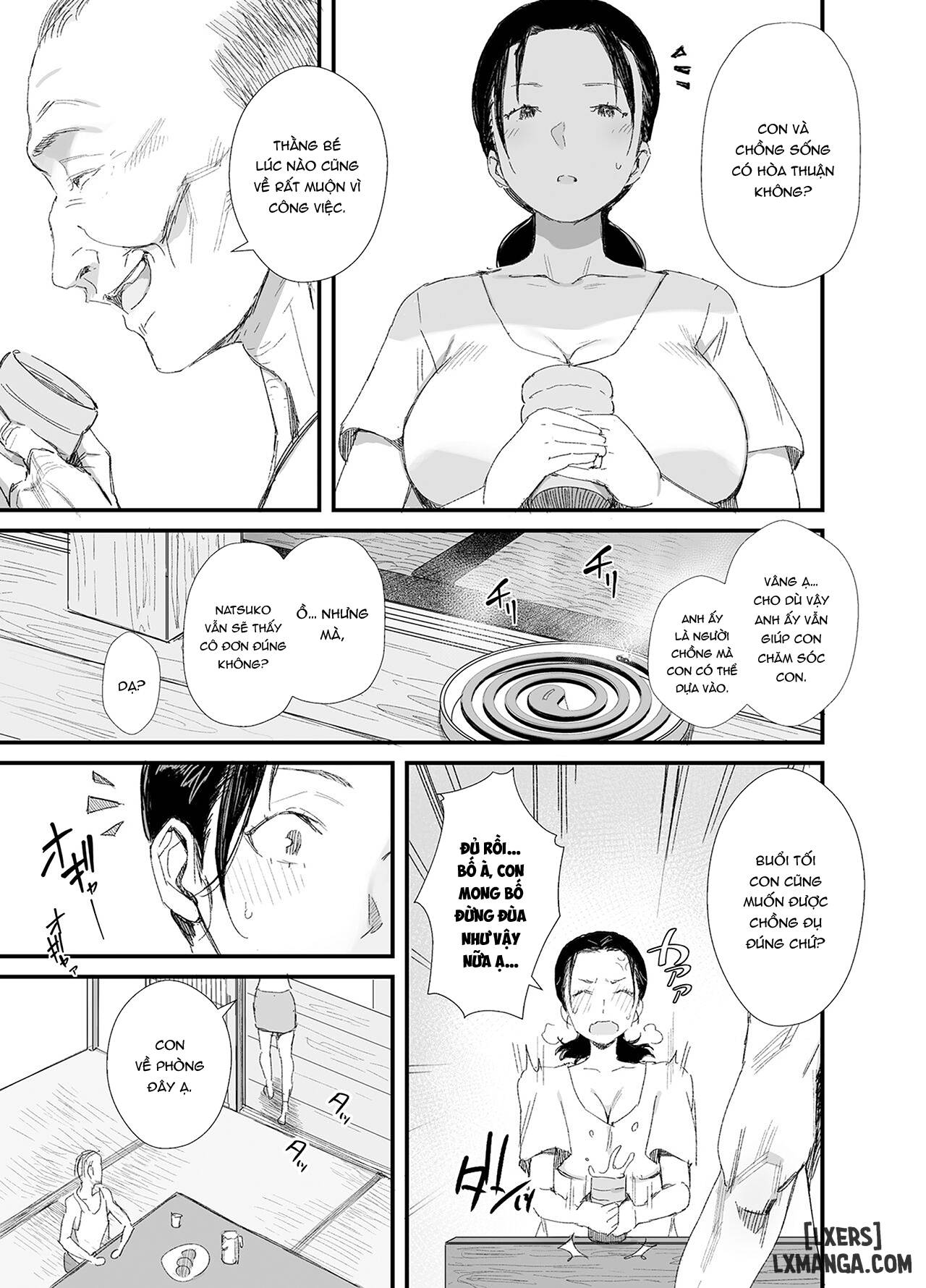 HentaiVN.net - Ảnh 9 - Inaka ni Sumu Dosukebe Gifu to Kosodate Yome - Oneshot.