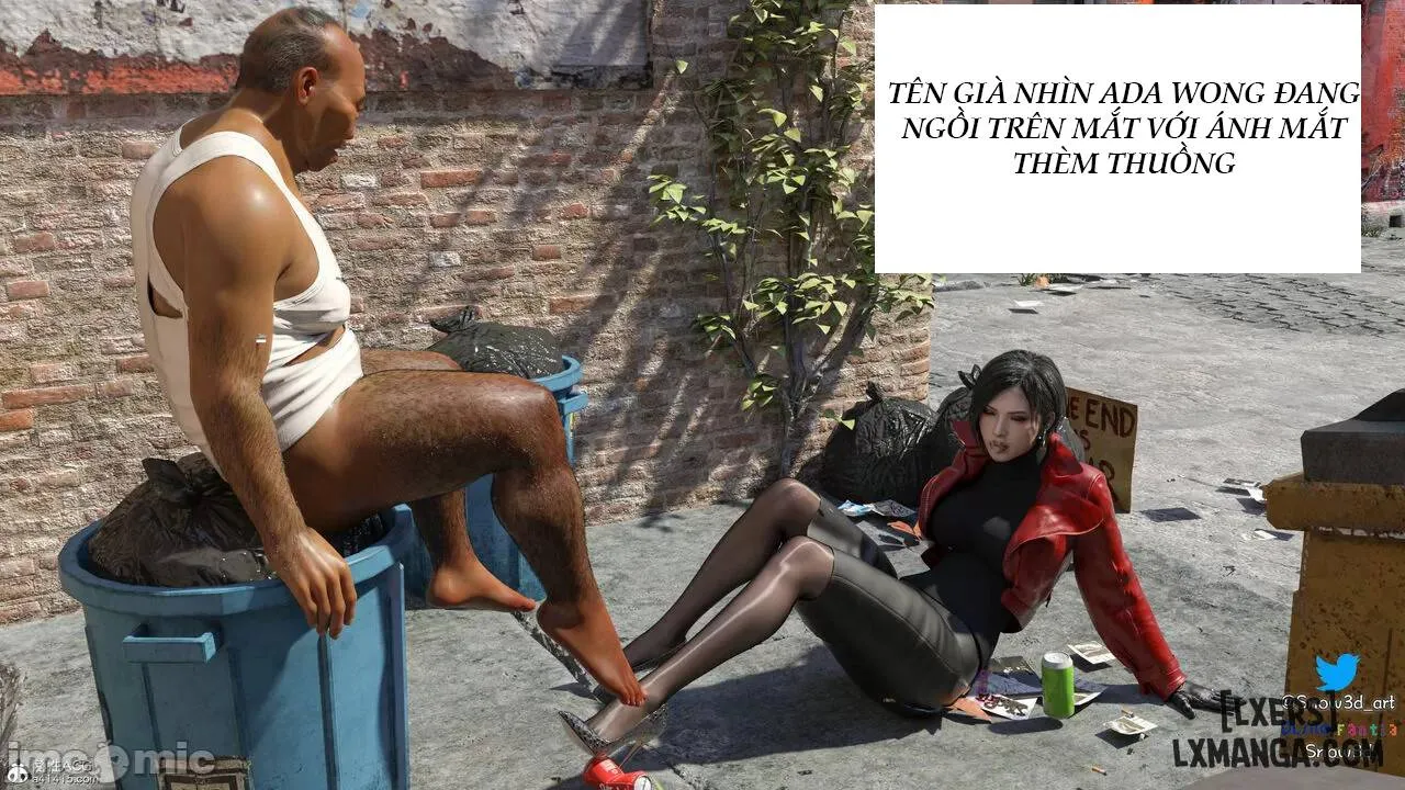 HentaiVN.net - Ảnh 122 - Ada Wong Và Tên Ăn Xin - Chương 1