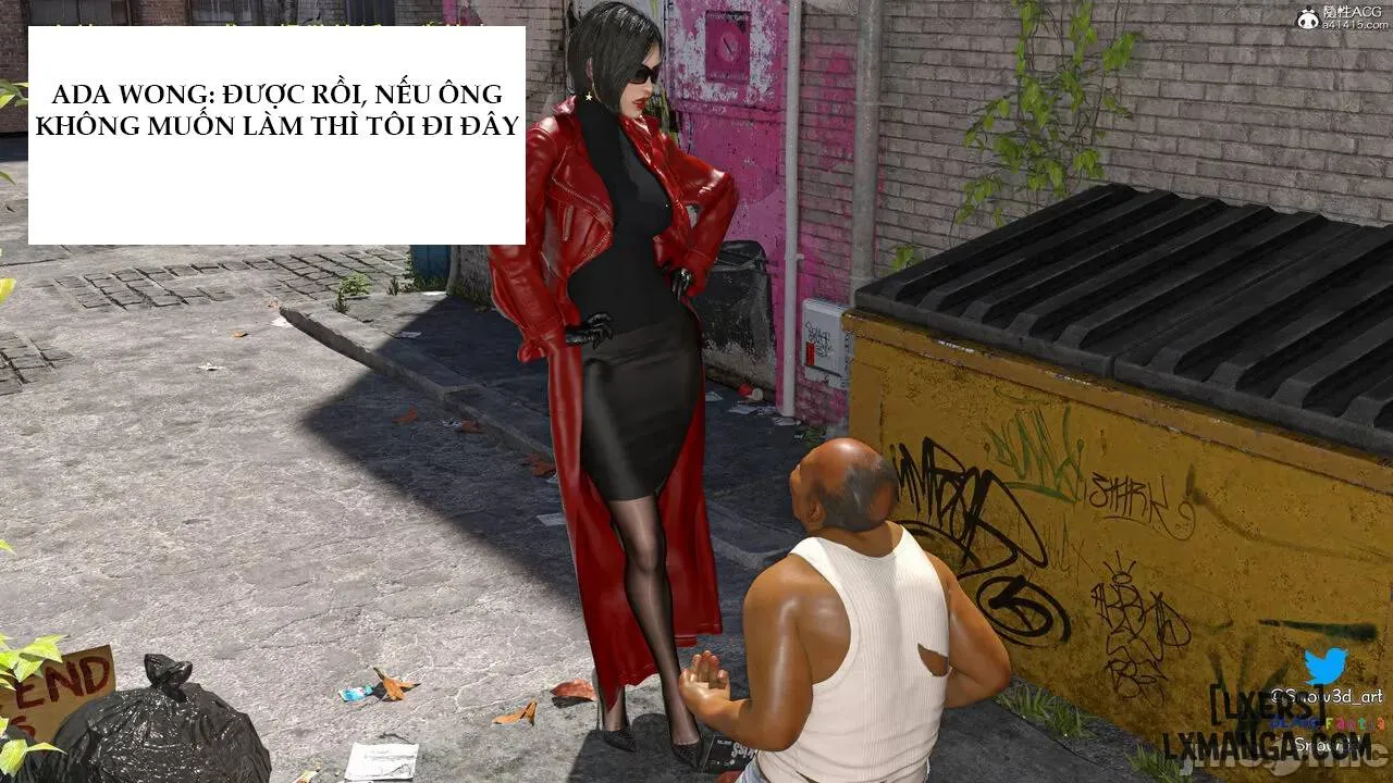 HentaiVN.net - Ảnh 19 - Ada Wong Và Tên Ăn Xin - Chương 1