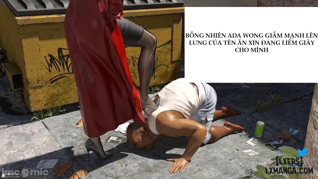 HentaiVN.net - Ảnh 31 - Ada Wong Và Tên Ăn Xin - Chương 1