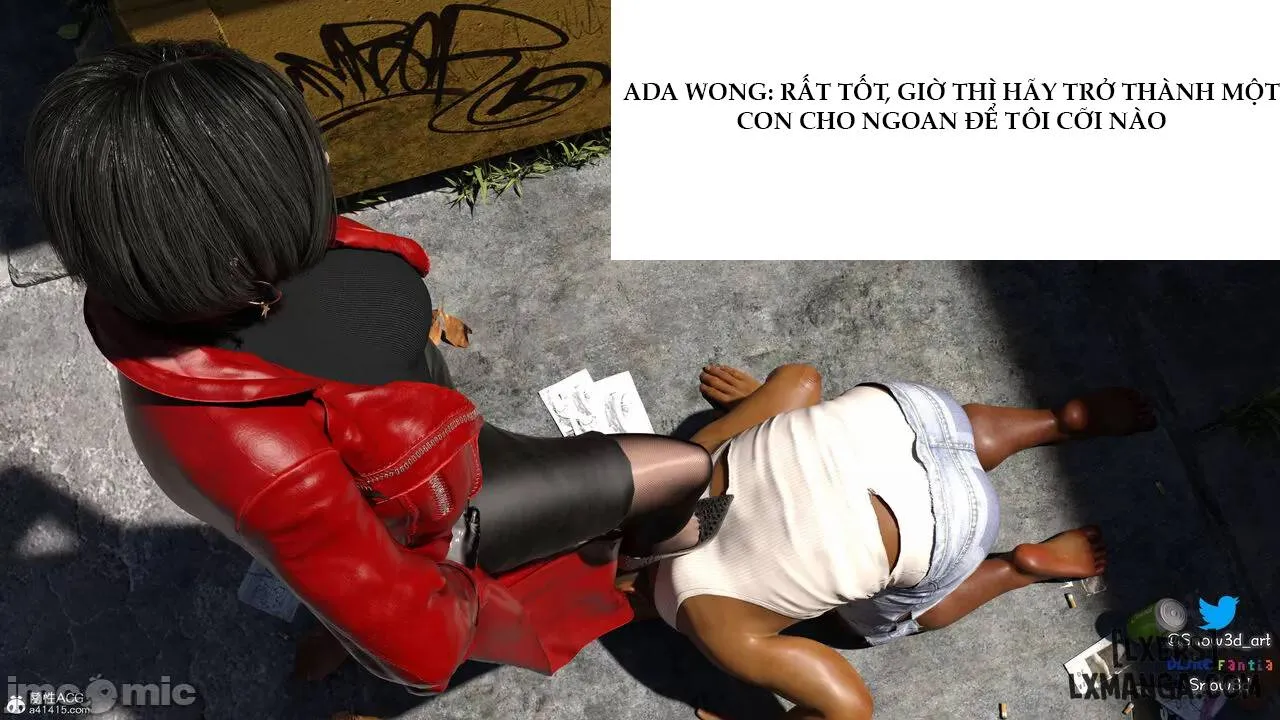 HentaiVN.net - Ảnh 34 - Ada Wong Và Tên Ăn Xin - Chương 1