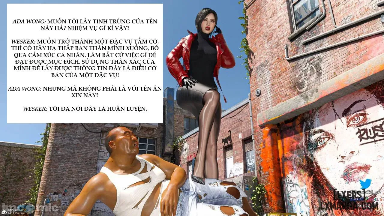 HentaiVN.net - Ảnh 67 - Ada Wong Và Tên Ăn Xin - Chương 1