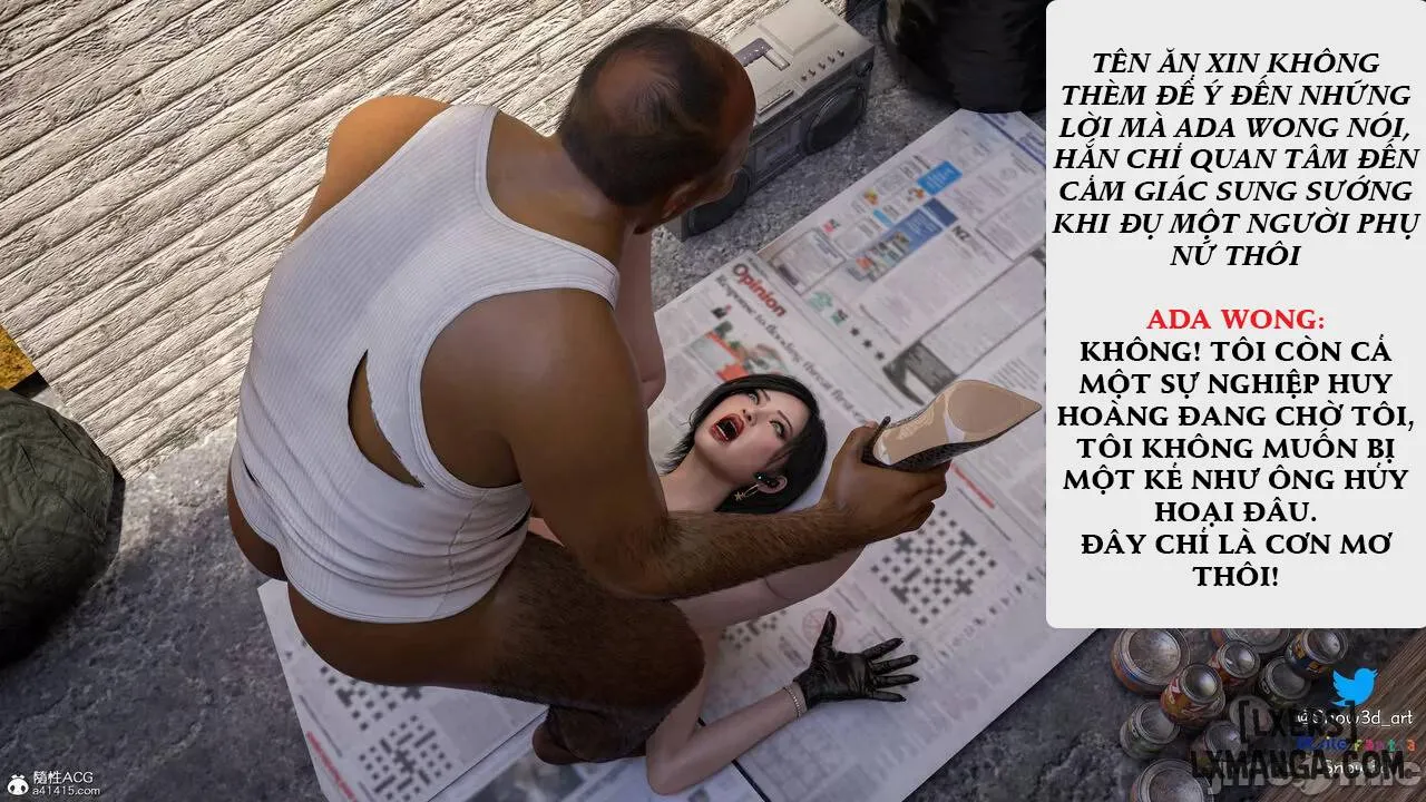 HentaiVN.net - Ảnh 78 - Ada Wong Và Tên Ăn Xin - Chương 2
