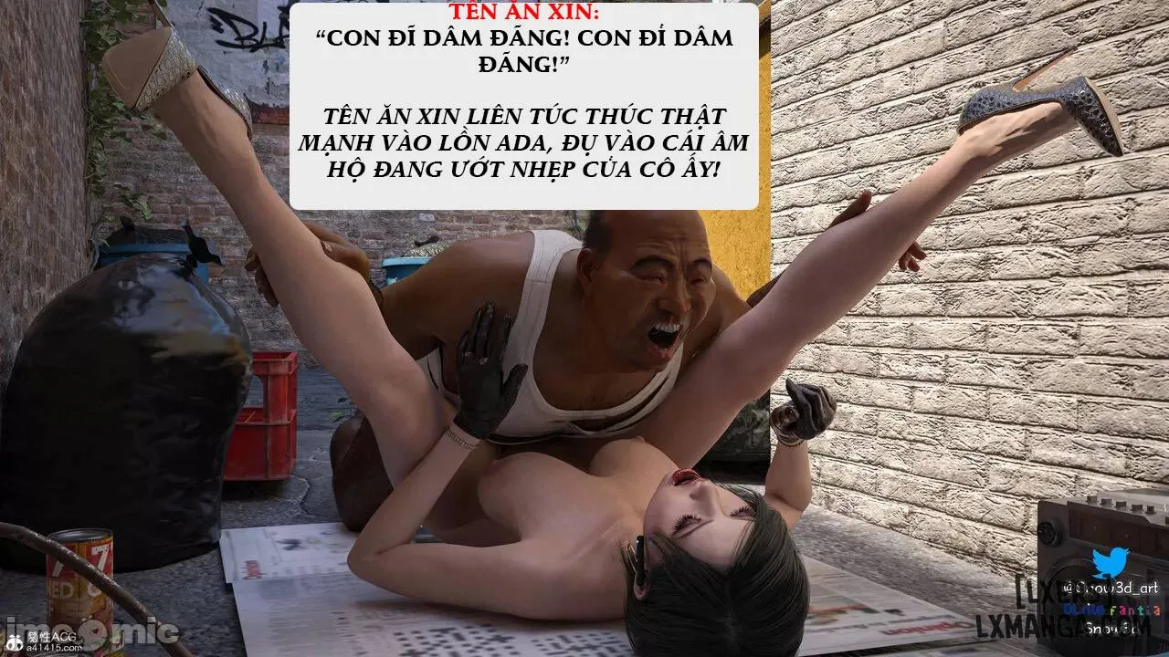 HentaiVN.net - Ảnh 90 - Ada Wong Và Tên Ăn Xin - Chương 2