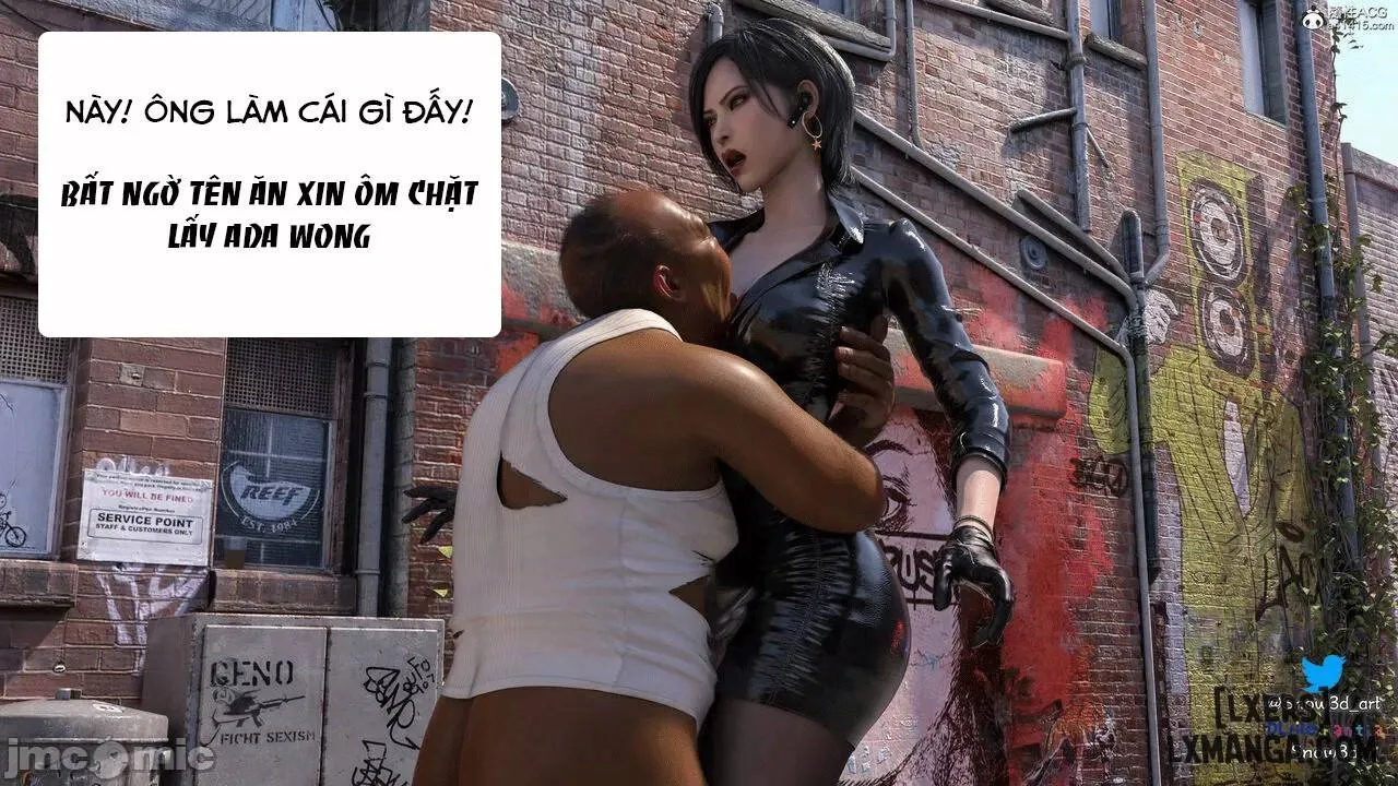 HentaiVN.net - Ảnh 47 - Ada Wong Và Tên Ăn Xin - Chương 3