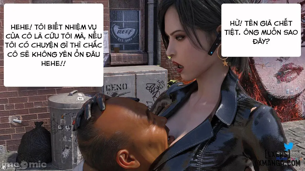HentaiVN.net - Ảnh 51 - Ada Wong Và Tên Ăn Xin - Chương 3