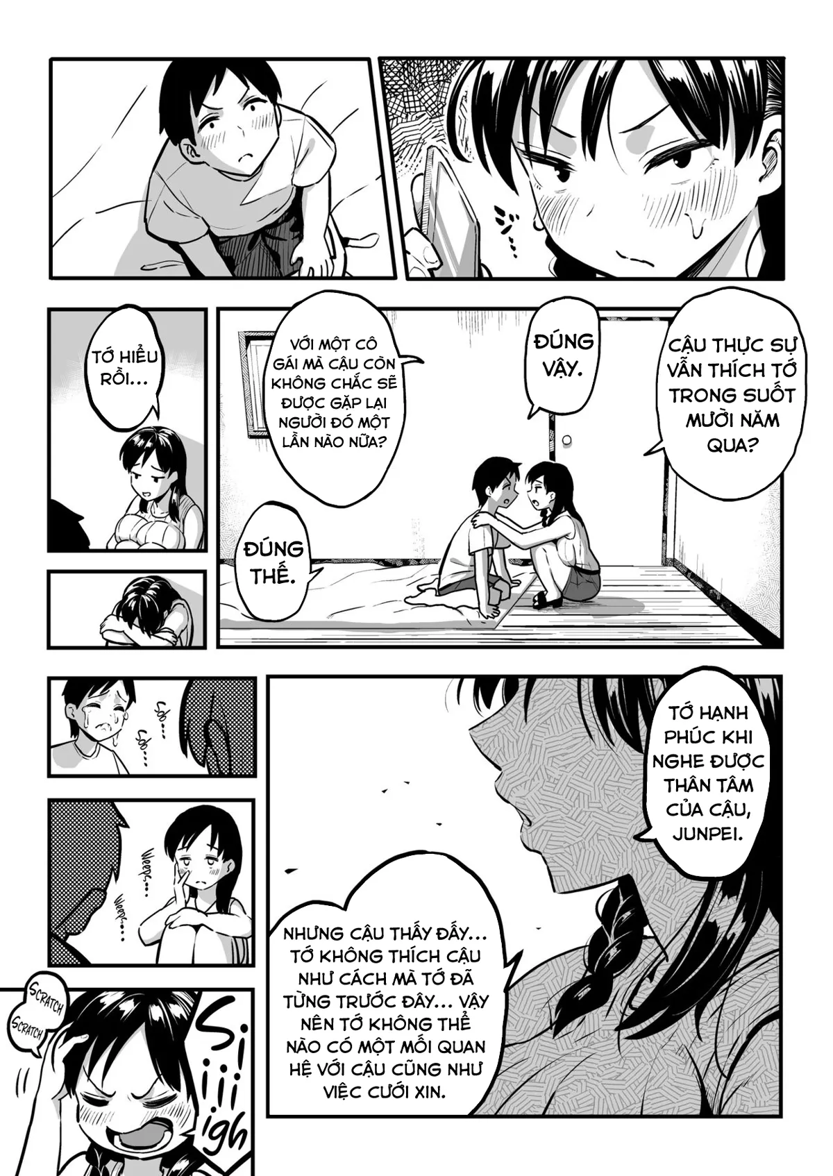 HentaiVN.net - Ảnh 27 - Tháng 8, 10 Năm Sau, Với Cậu. [August, 10 Years Later, With You; Juunengo No Hachigatsu Kimi To.] - Chap 1