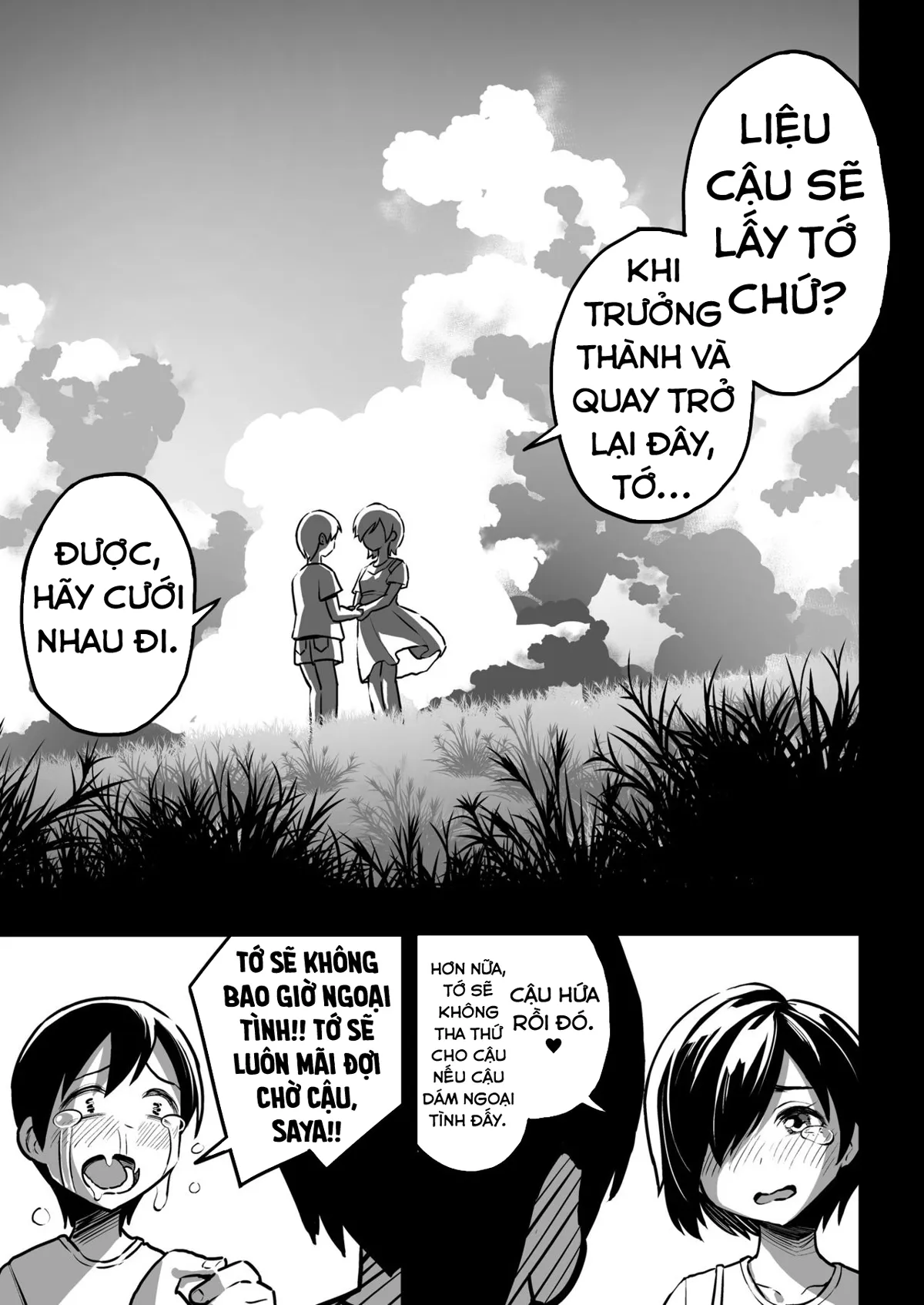 HentaiVN.net - Ảnh 3 - Tháng 8, 10 Năm Sau, Với Cậu. [August, 10 Years Later, With You; Juunengo No Hachigatsu Kimi To.] - Chap 1