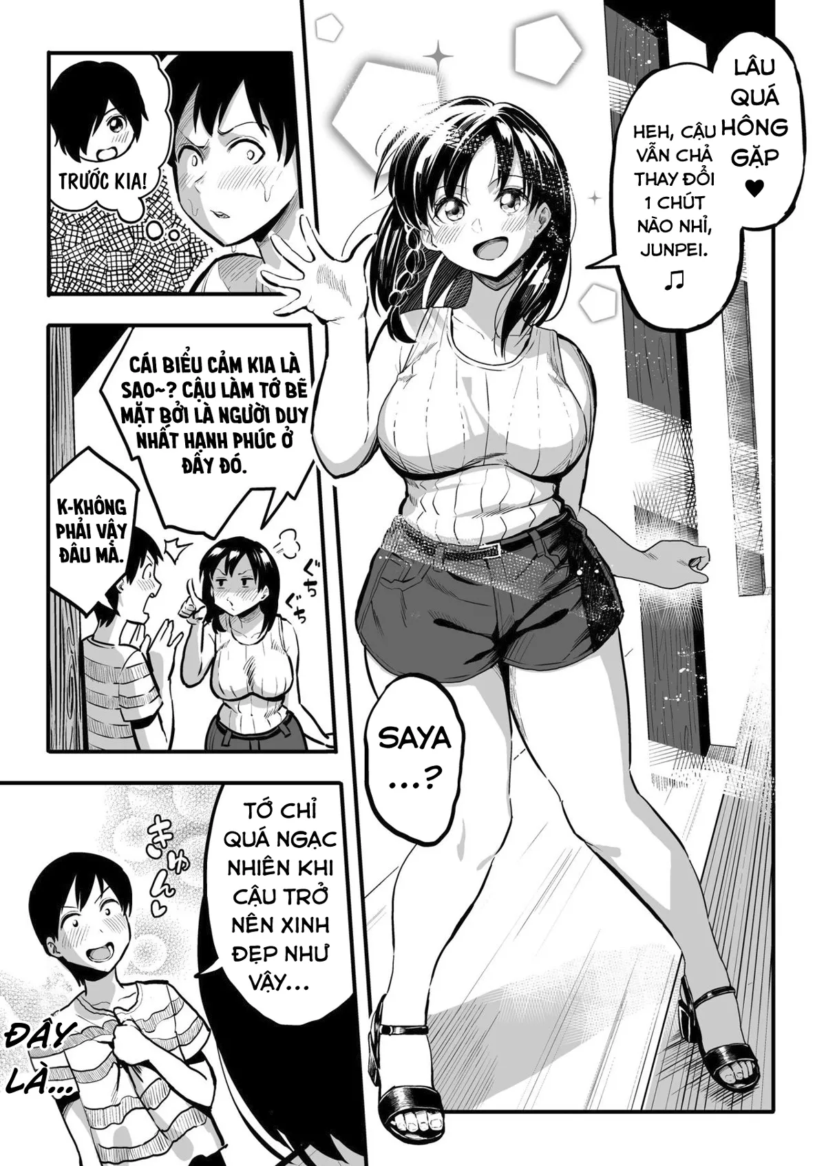 HentaiVN.net - Ảnh 5 - Tháng 8, 10 Năm Sau, Với Cậu. [August, 10 Years Later, With You; Juunengo No Hachigatsu Kimi To.] - Chap 1
