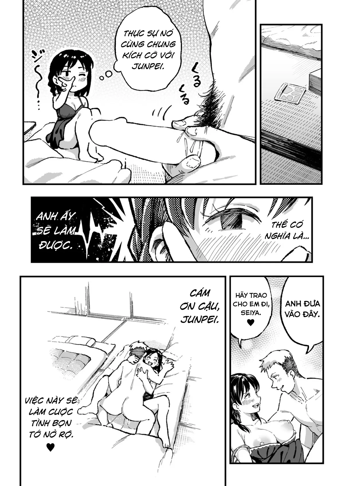 HentaiVN.net - Ảnh 4 - Tháng 8, 10 Năm Sau, Với Cậu. [August, 10 Years Later, With You; Juunengo No Hachigatsu Kimi To.] - Chap 3