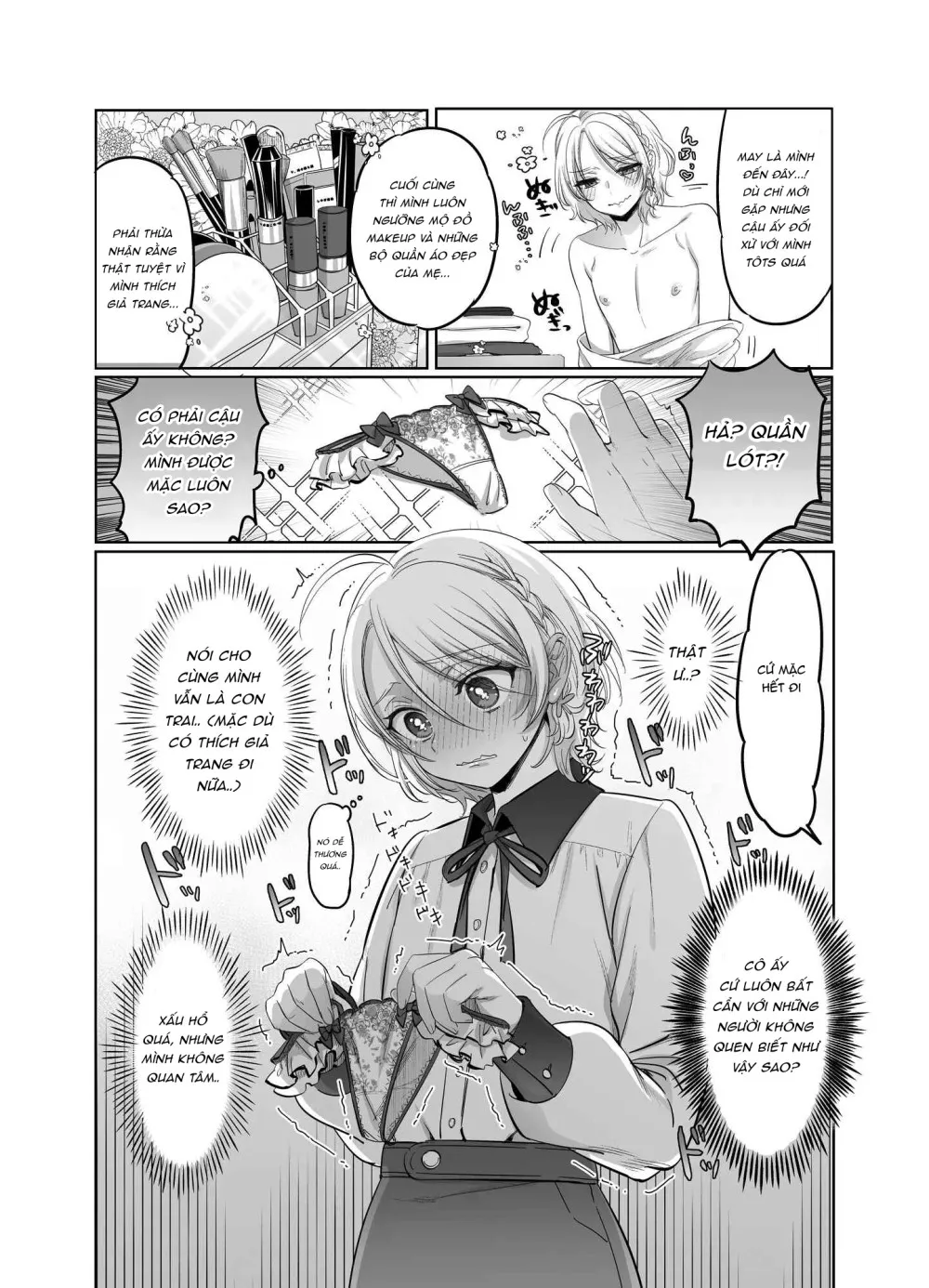 HentaiVN.net - Ảnh 10 - Shoshinsha Josou Danshi o Osotte Mita - chap 1