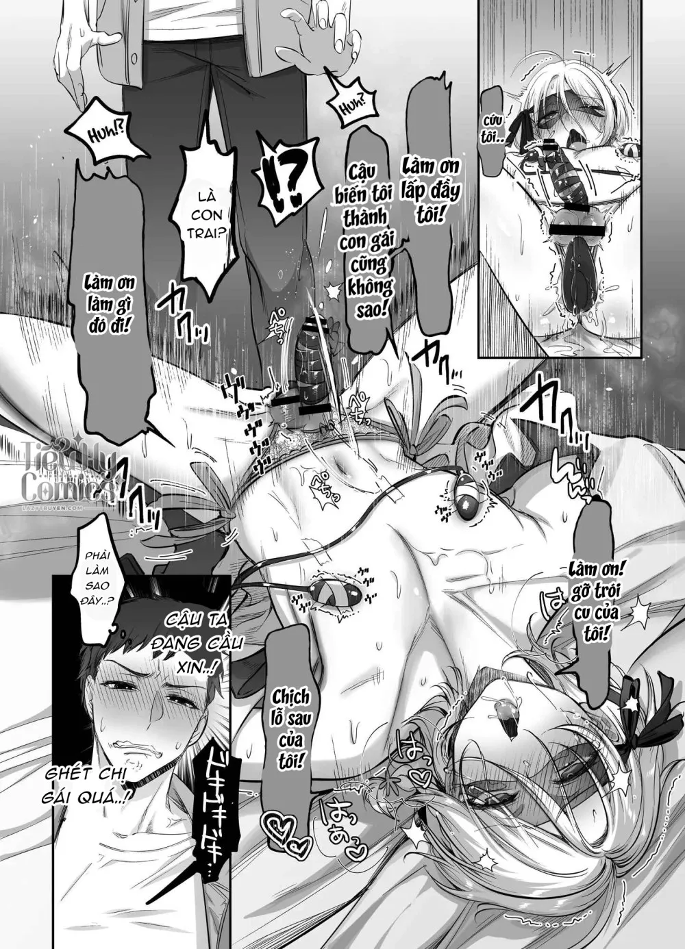 HentaiVN.net - Ảnh 40 - Shoshinsha Josou Danshi o Osotte Mita - chap 1
