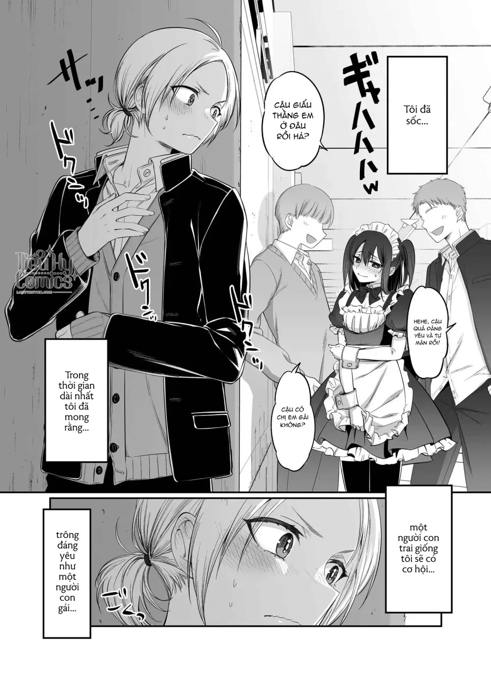 HentaiVN.net - Ảnh 4 - Shoshinsha Josou Danshi o Osotte Mita - chap 1