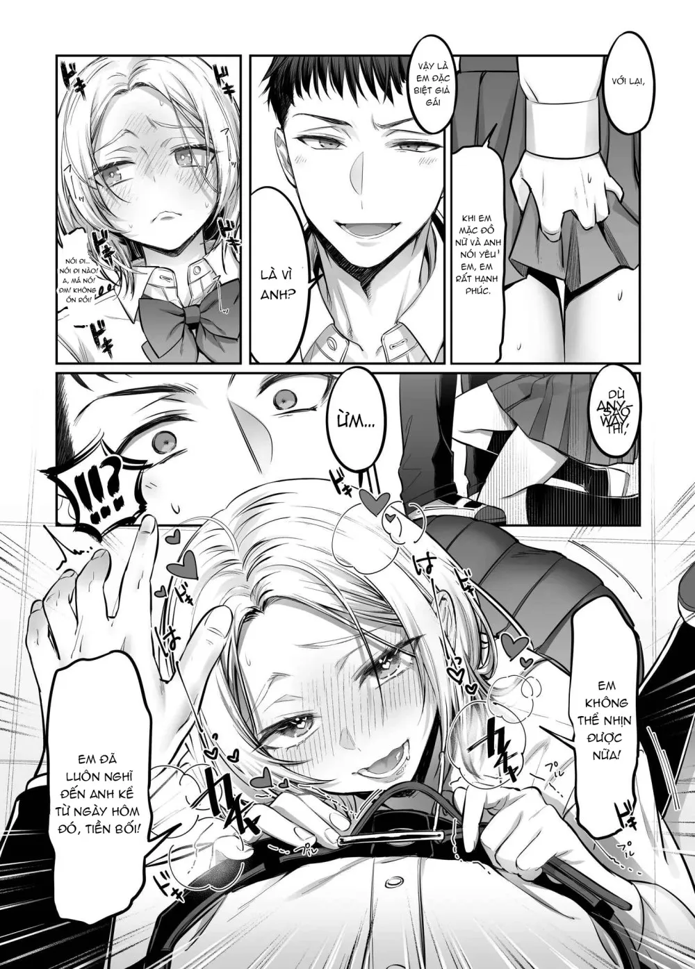 HentaiVN.net - Ảnh 15 - Shoshinsha Josou Danshi o Osotte Mita - chap 3