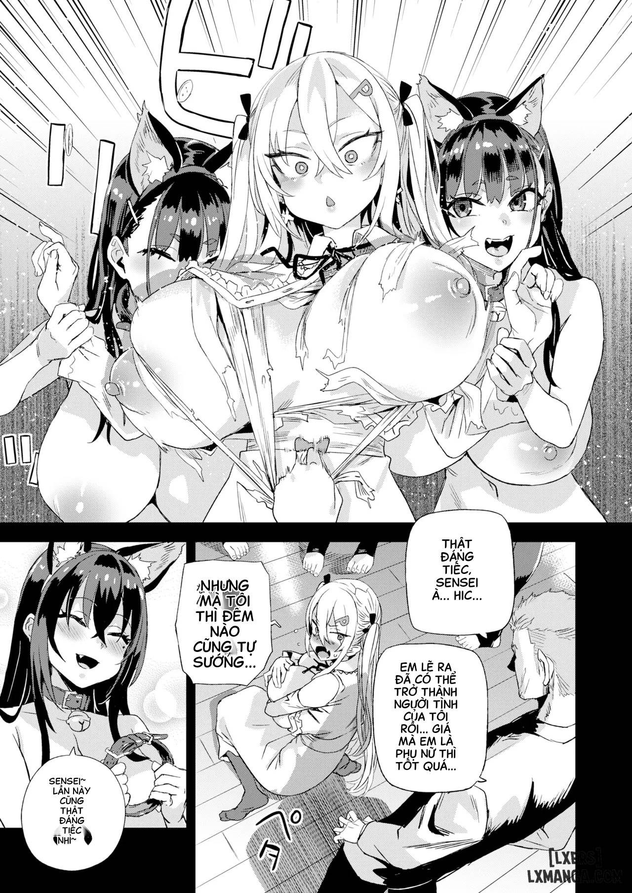 HentaiVN.net - Ảnh 58 - Kijouin Sensei no Harem LIVE - Kijouin Sensei's Harem Project - Oneshot