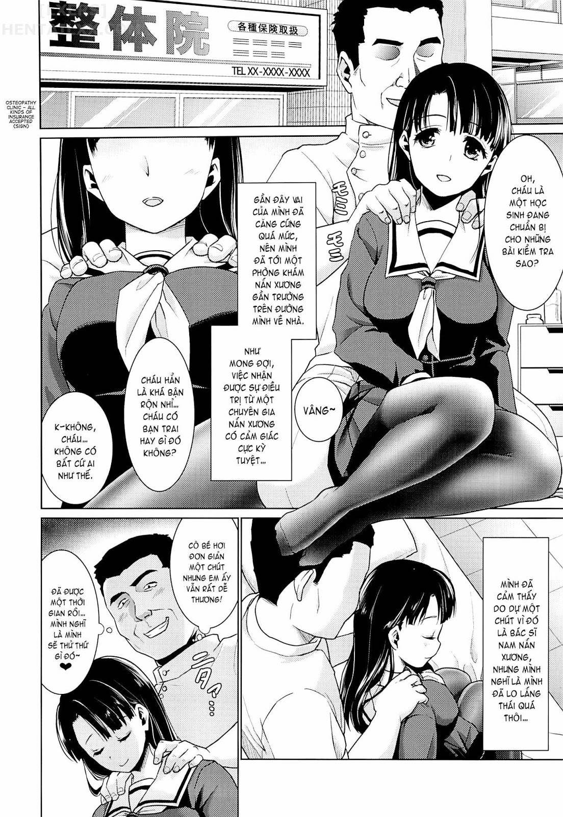 HentaiVN.net - Ảnh 7 - Iya da to Ienai Jimikei Shoujo to Ero Seitaishi [The Plain Girl Who Can't Say No and the Erotic Osteopath] - Chap 1