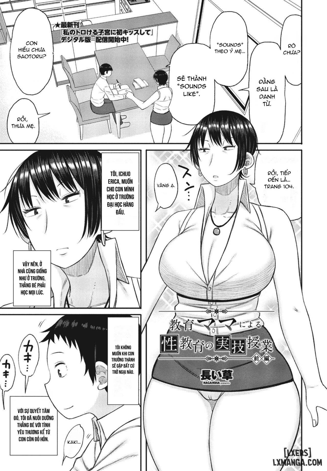 HentaiVN.net - Ảnh 3 - Kyoiku Mama ni Yoru Seikyoiku no Jitsugi Jugyo - Chap 1