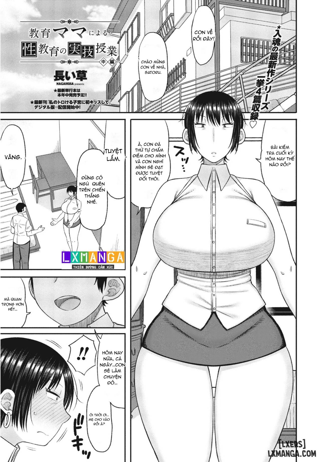 HentaiVN.net - Ảnh 3 - Kyoiku Mama ni Yoru Seikyoiku no Jitsugi Jugyo - Chap 2.