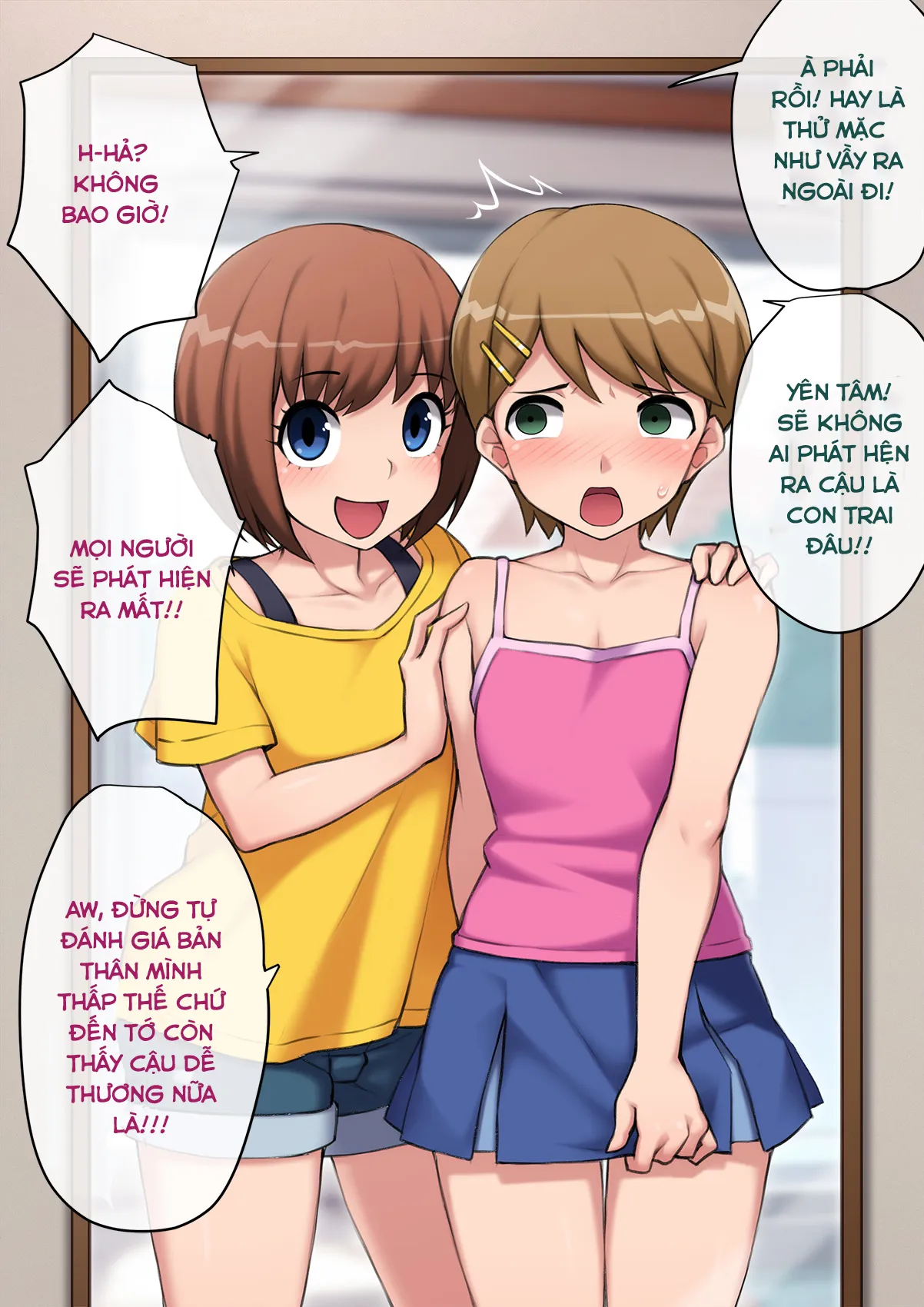 HentaiVN.net - Ảnh 14 - Nữ tính hóa và con đường từ bạn trai người khác thành vợ của người ta! [Mesu Ochi Hanayome _Kare ga Kanojo ni Ochita Wake] - Chap 1
