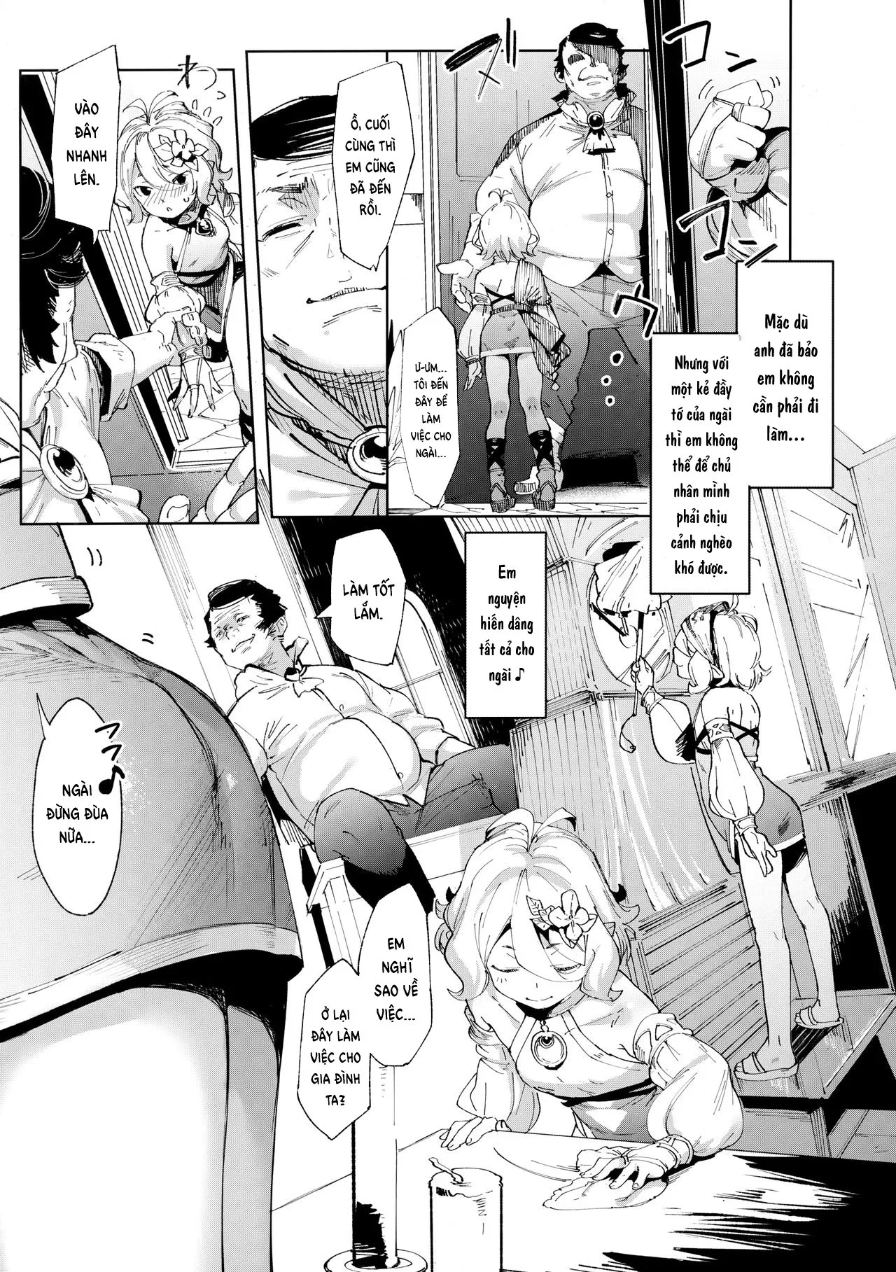 HentaiVN.net - Ảnh 7 - Em xin lỗi Aruji-sama [Gomennasai Aruji-sama] - Chap 1