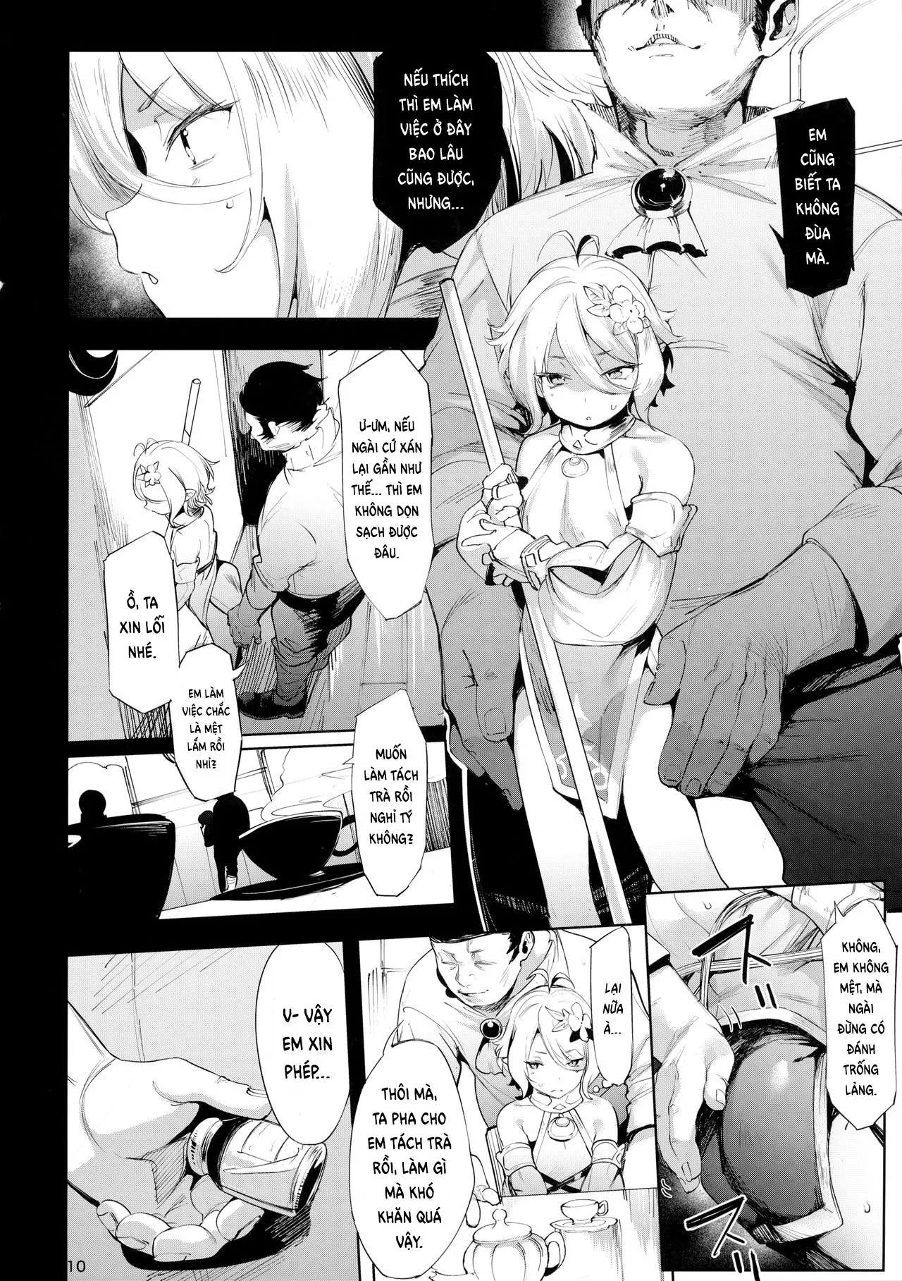 HentaiVN.net - Ảnh 8 - Em xin lỗi Aruji-sama [Gomennasai Aruji-sama] - Chap 1