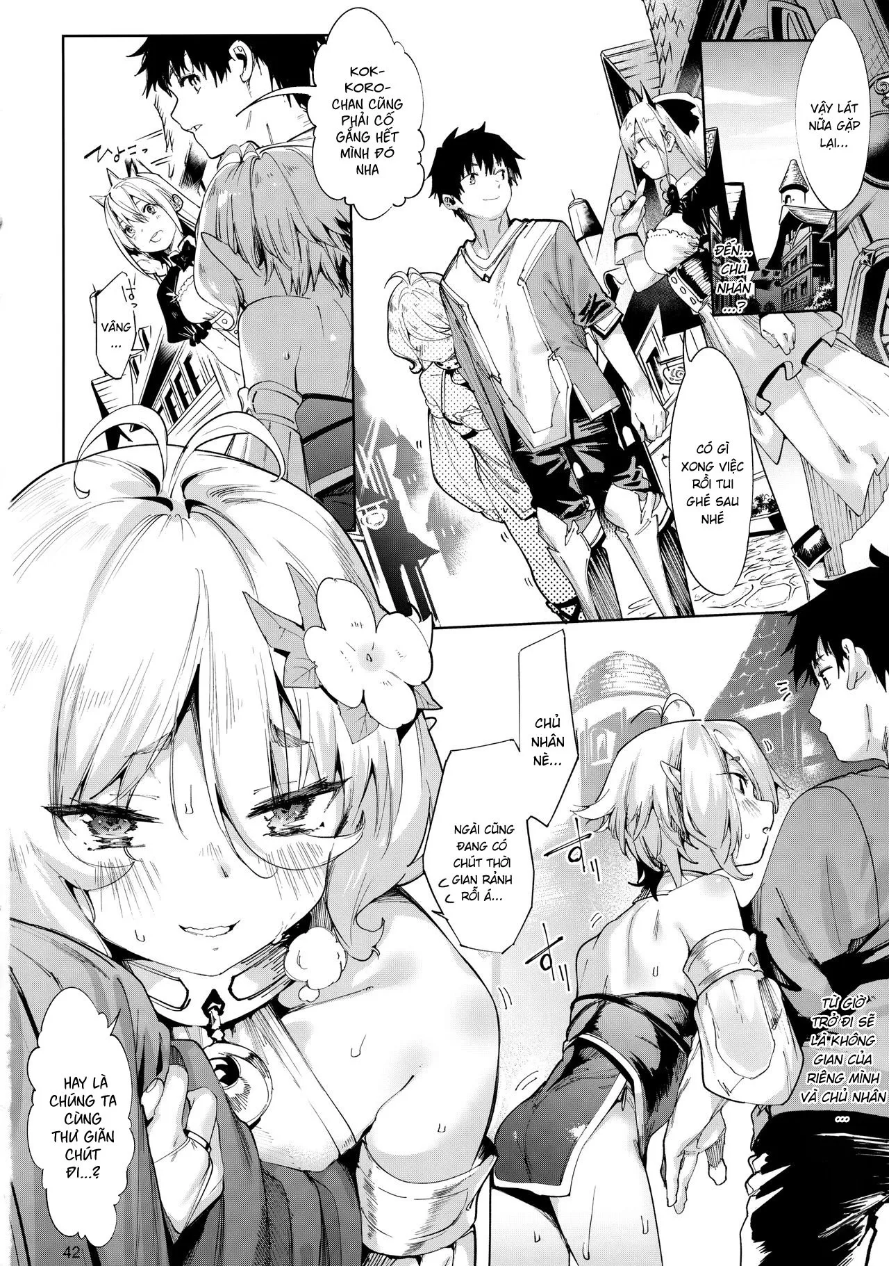 HentaiVN.net - Ảnh 40 - Em xin lỗi Aruji-sama [Gomennasai Aruji-sama] - Chap 2