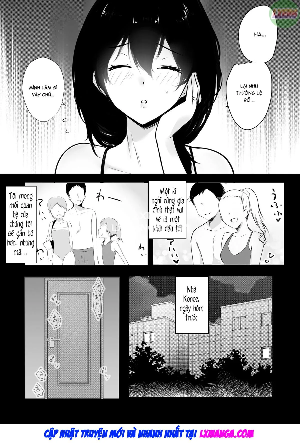 HentaiVN.net - Ảnh 10 - Boku ga Saki ni Suki datta Gibo ga Yarichin no Charao-tachi ni Tanetsuke Sareru Natsu - Chap 1