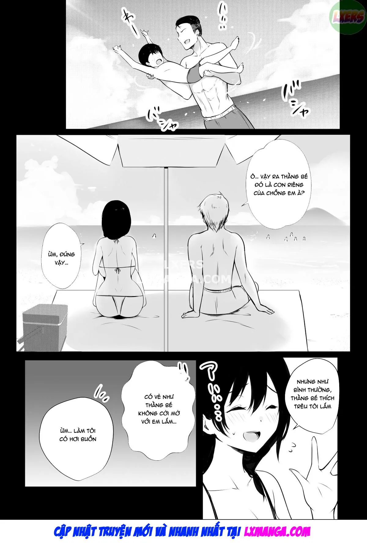 HentaiVN.net - Ảnh 19 - Boku ga Saki ni Suki datta Gibo ga Yarichin no Charao-tachi ni Tanetsuke Sareru Natsu - Chap 1