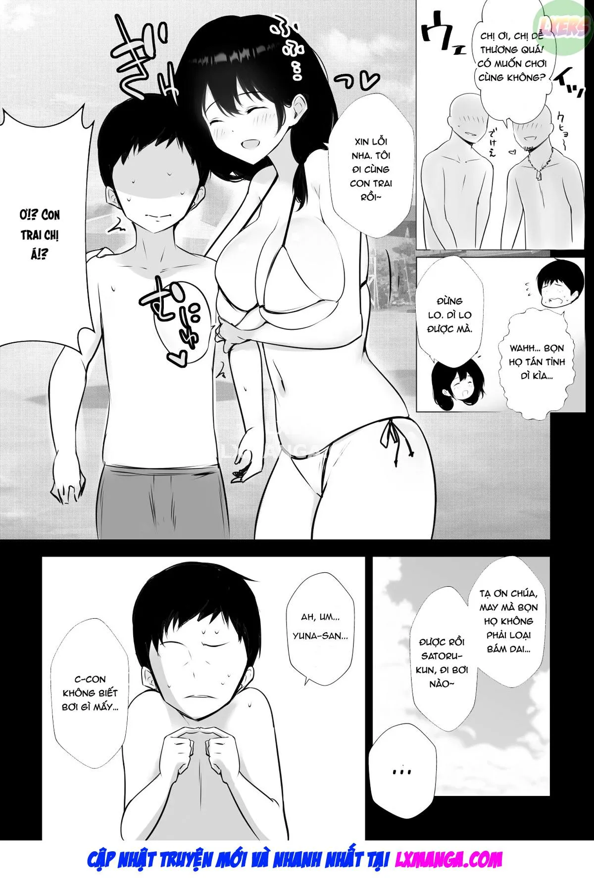 HentaiVN.net - Ảnh 7 - Boku ga Saki ni Suki datta Gibo ga Yarichin no Charao-tachi ni Tanetsuke Sareru Natsu - Chap 1